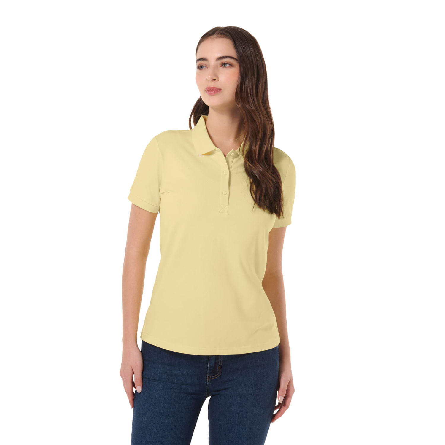Camisa Tipo Polo Masara Xl Mujer Amarilla