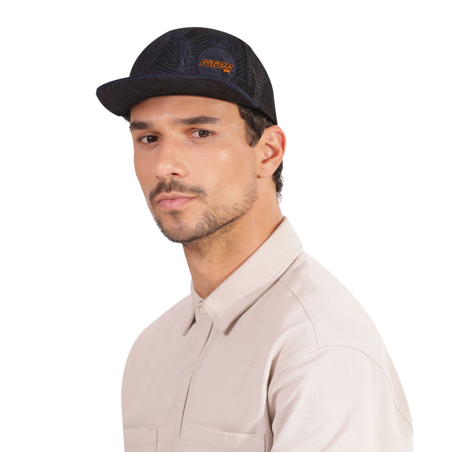 Gorra Plana para Hombre Almeria Negra