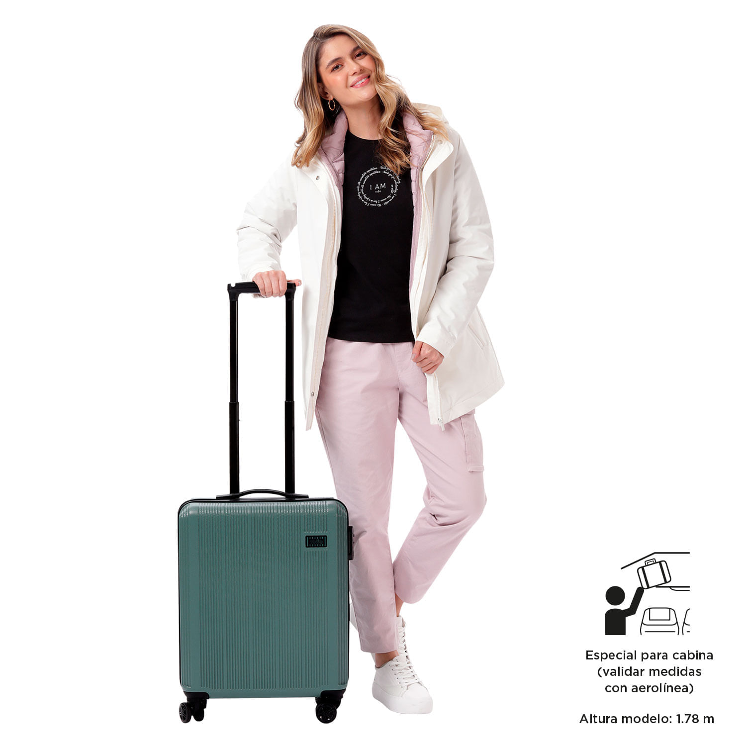 Maleta de Mano 360 Sko de 10 kilos Verde