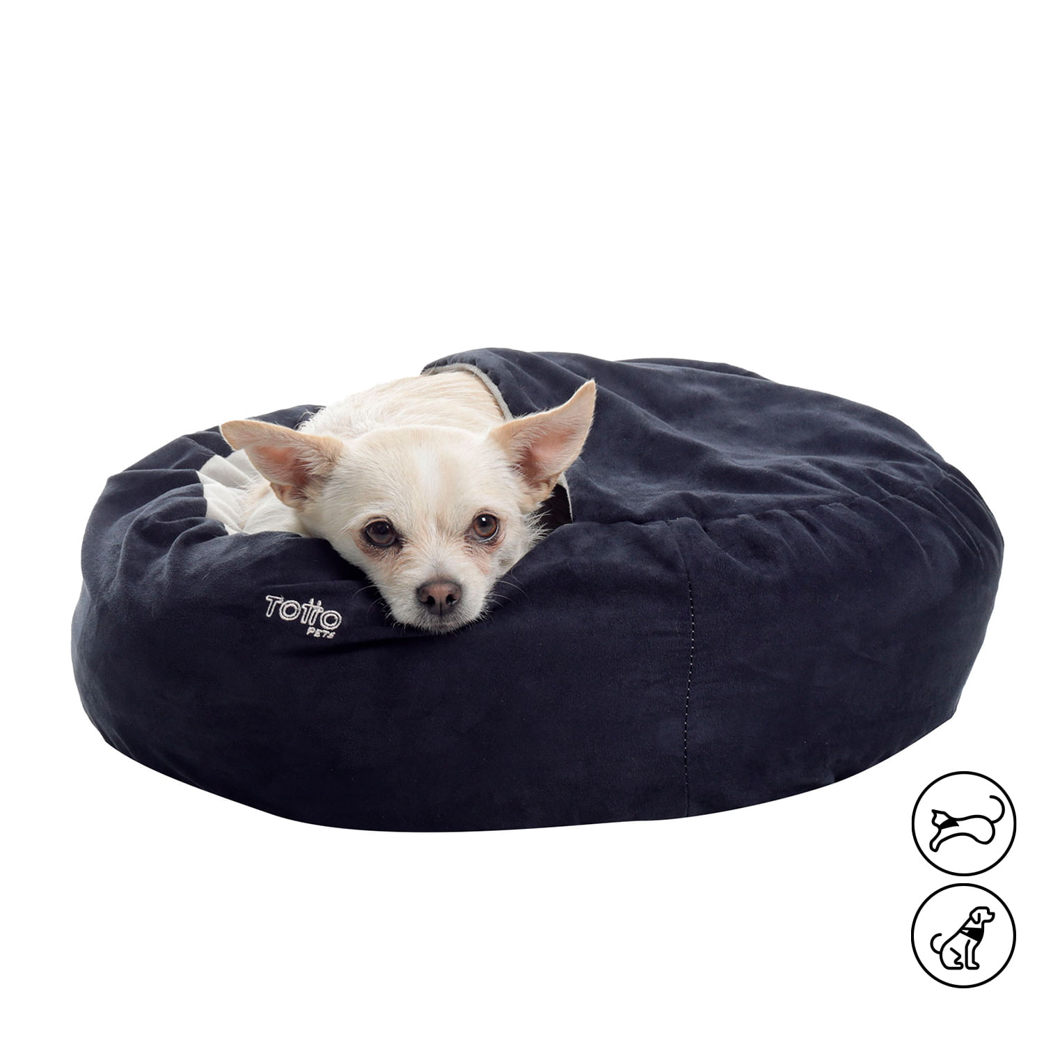 Cama para mascota Alpha Xs Gris