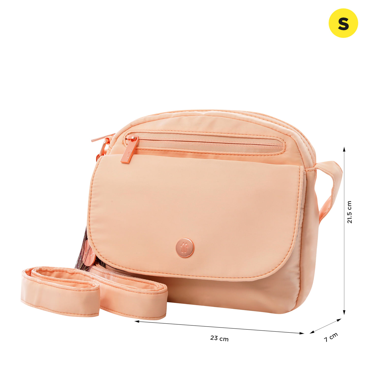 Bolso para Mujer pequeño Portatablet 8" Corneana 2.0 Durazno