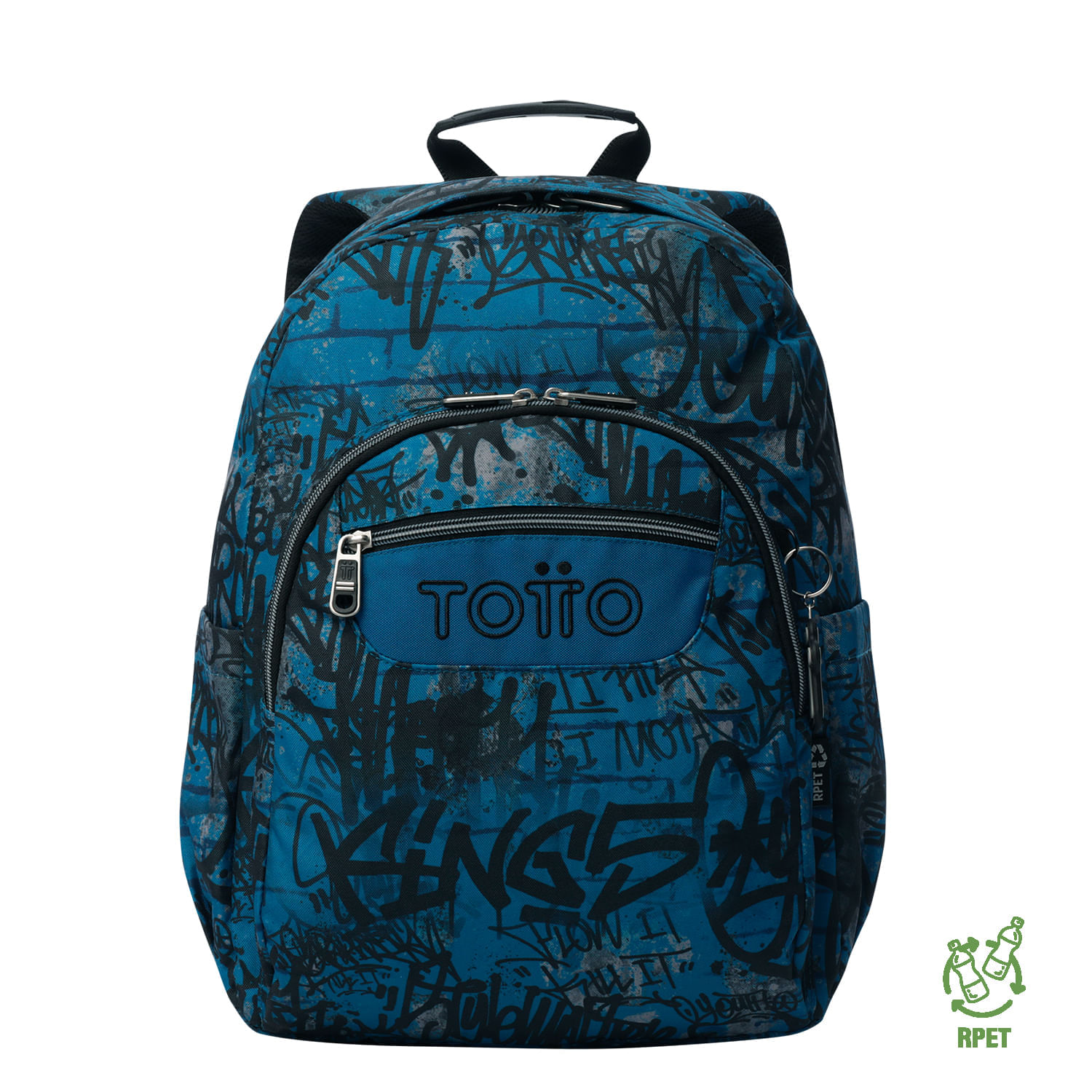 Maleta para colegio Acuarela Azul