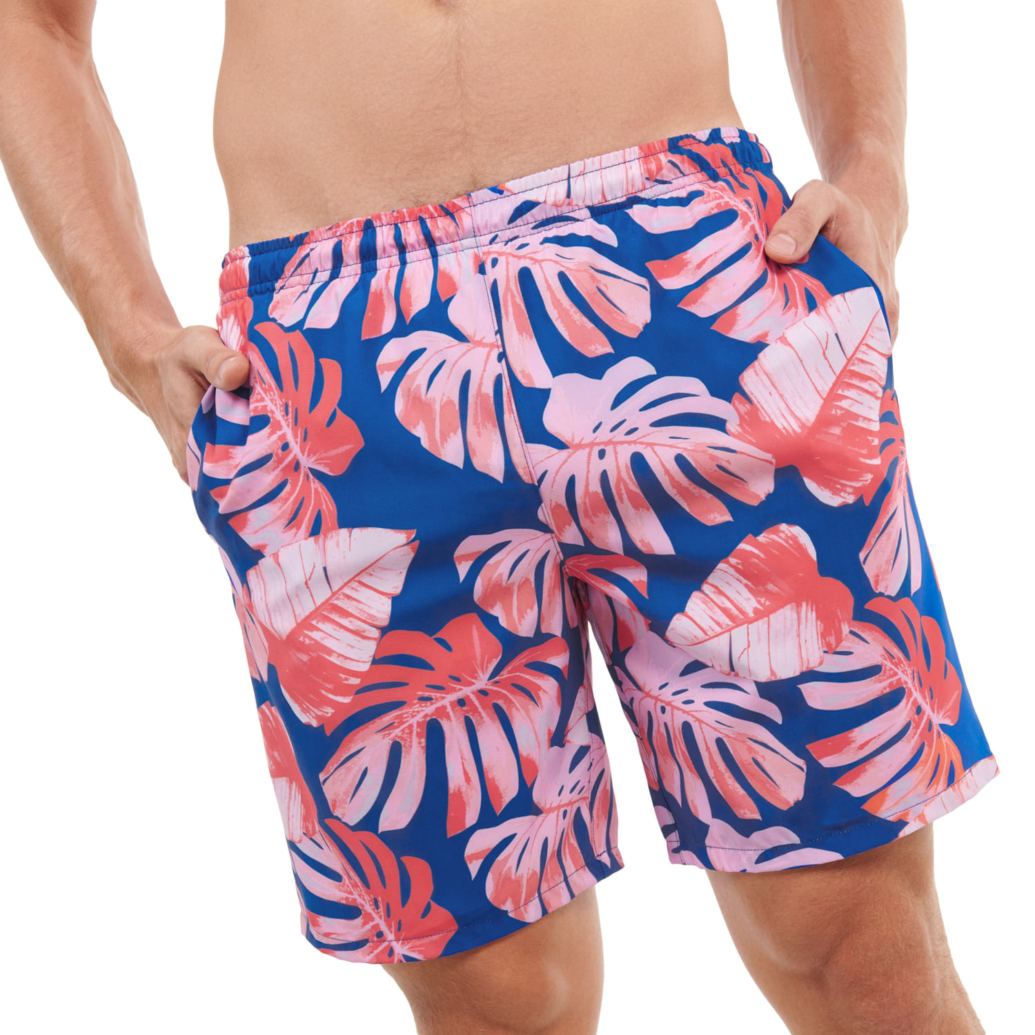 Pantaloneta de baño hombre Abriko azul