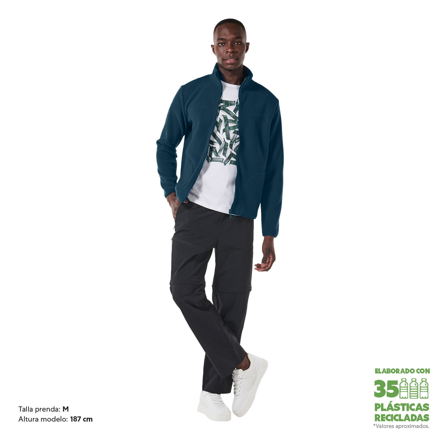 Buzo para Hombre Flizo talla Xxl Azul