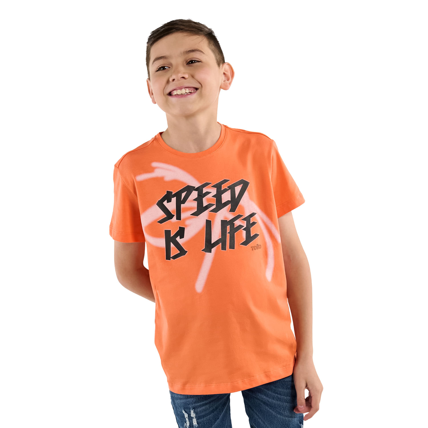 Camiseta para Niño Proyecty Naranja