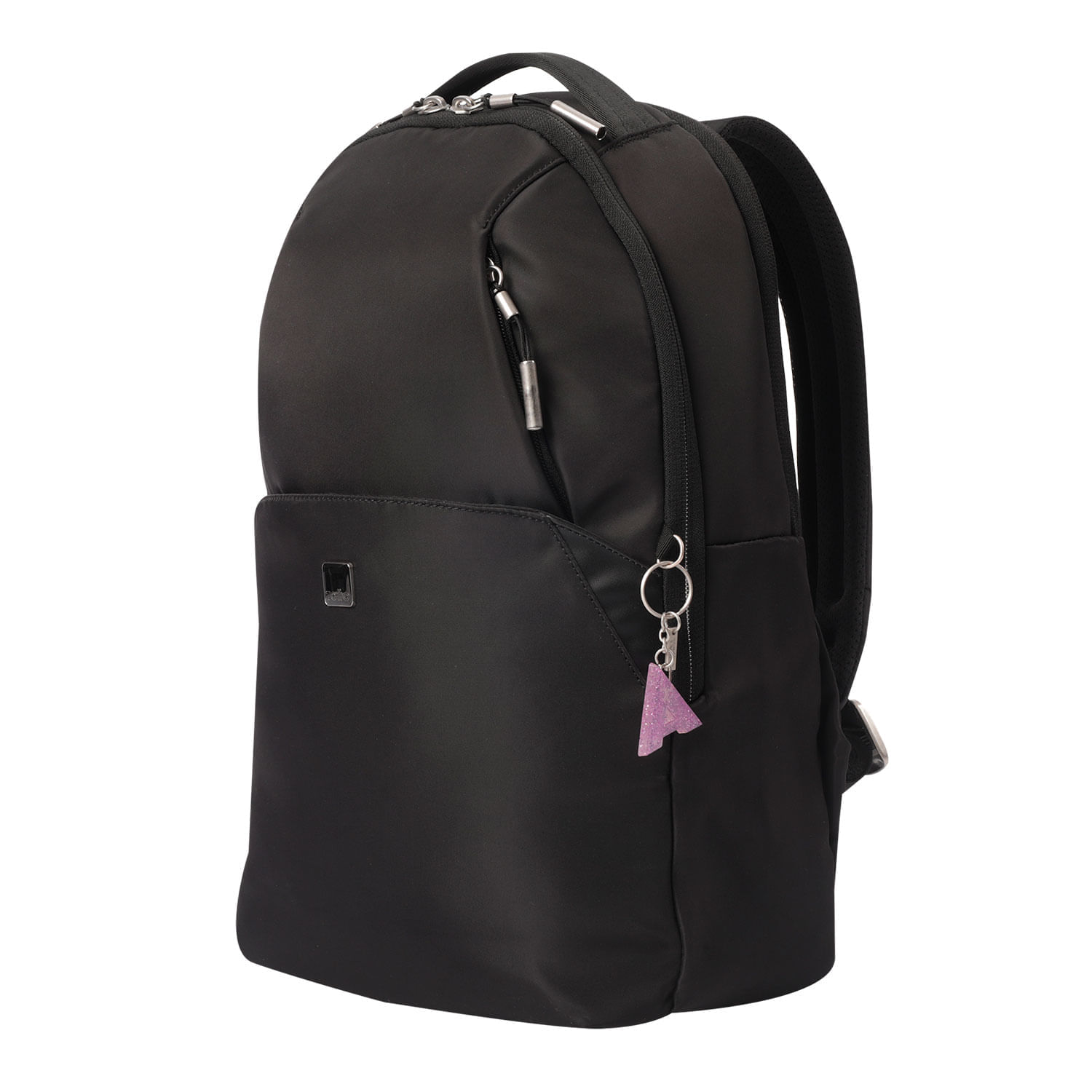 Llavero de Goma Abc color Morado