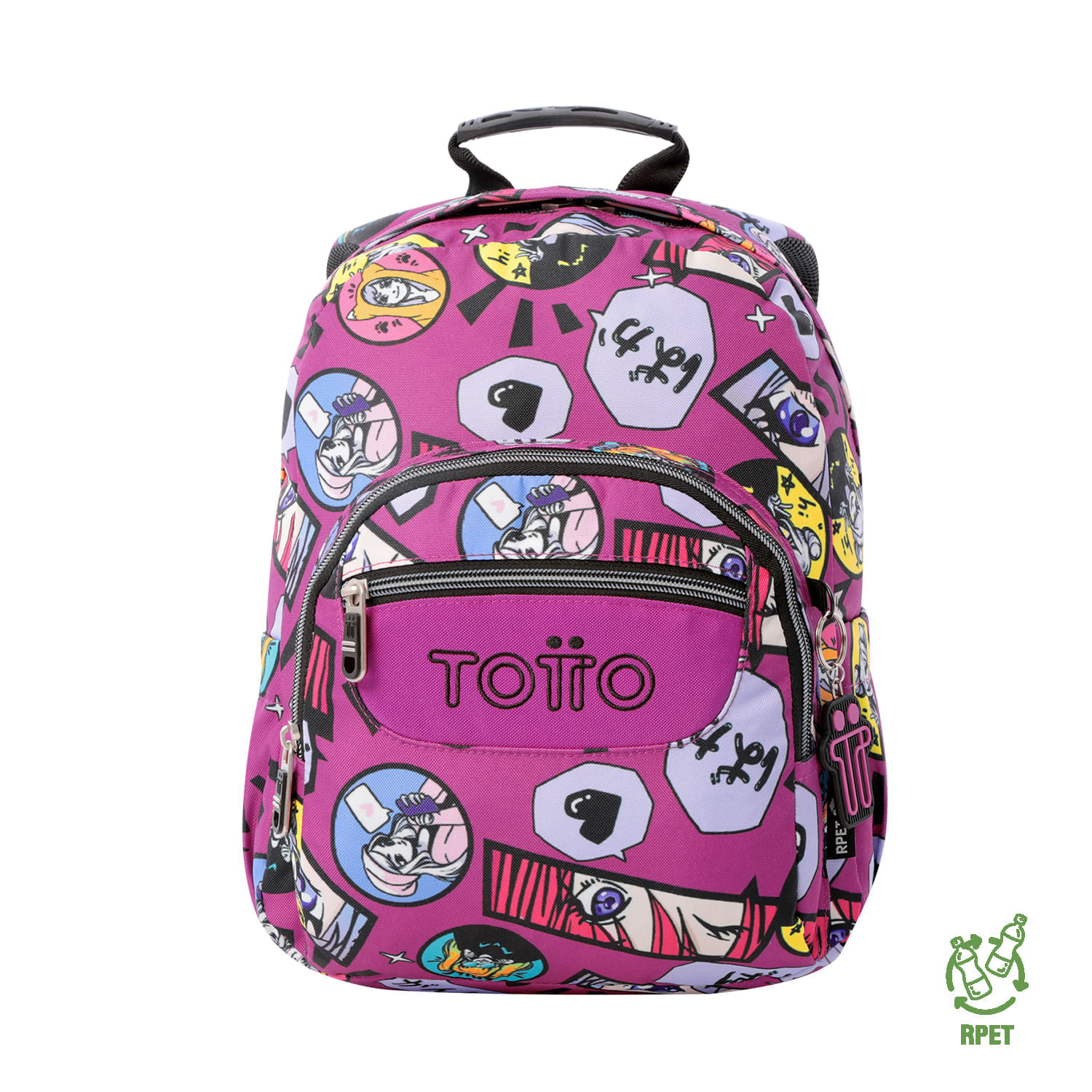 Maleta para colegio Tempera Rosada
