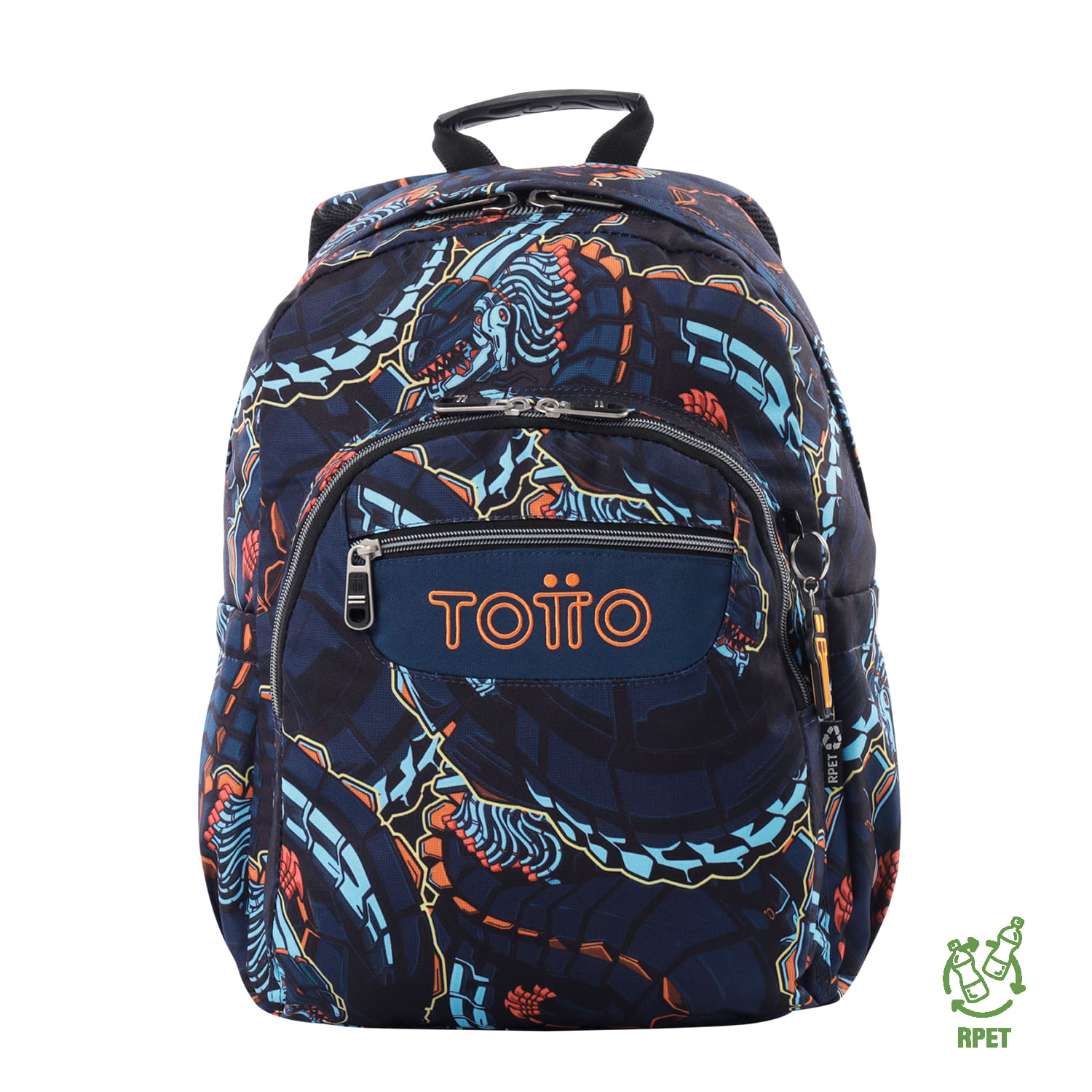 Maleta para colegio Acuarela Azul