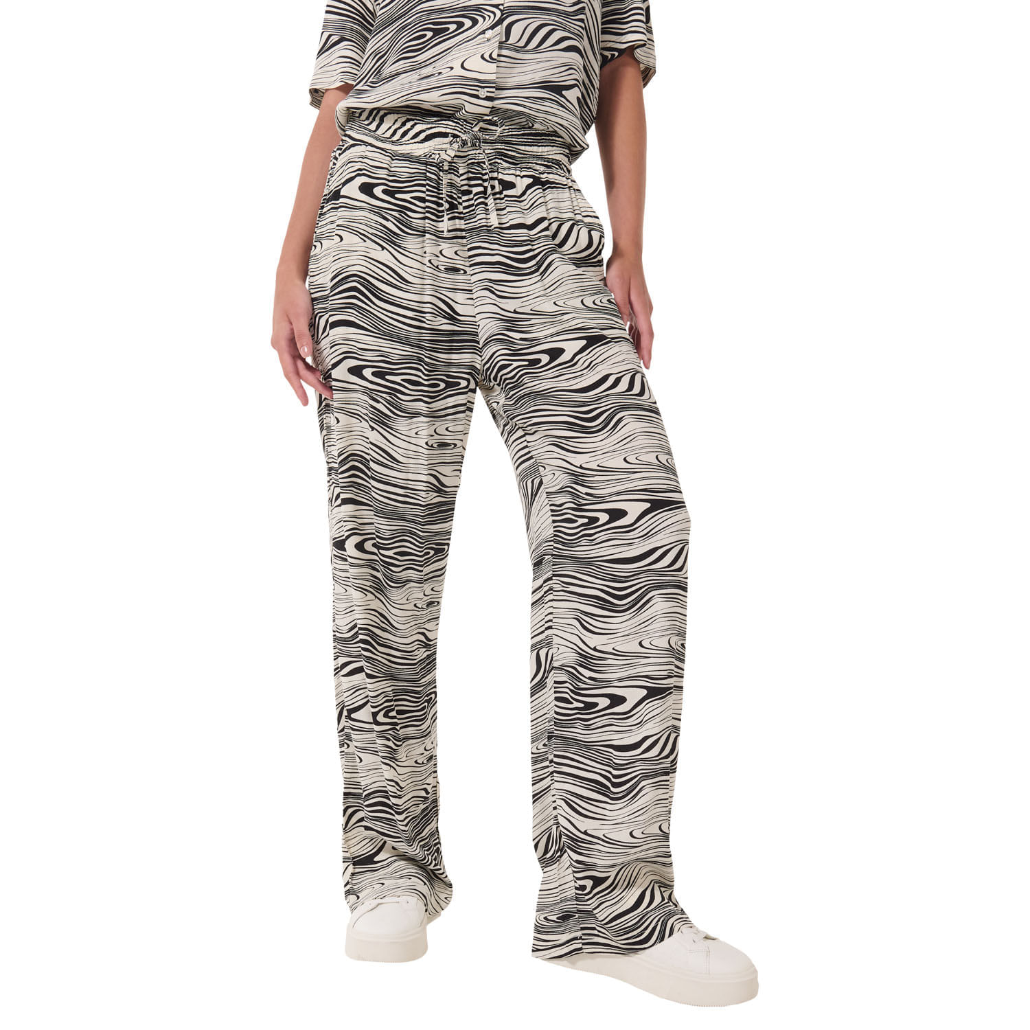 Pantalón Palazzo Laurus Mujer Xl Blanco