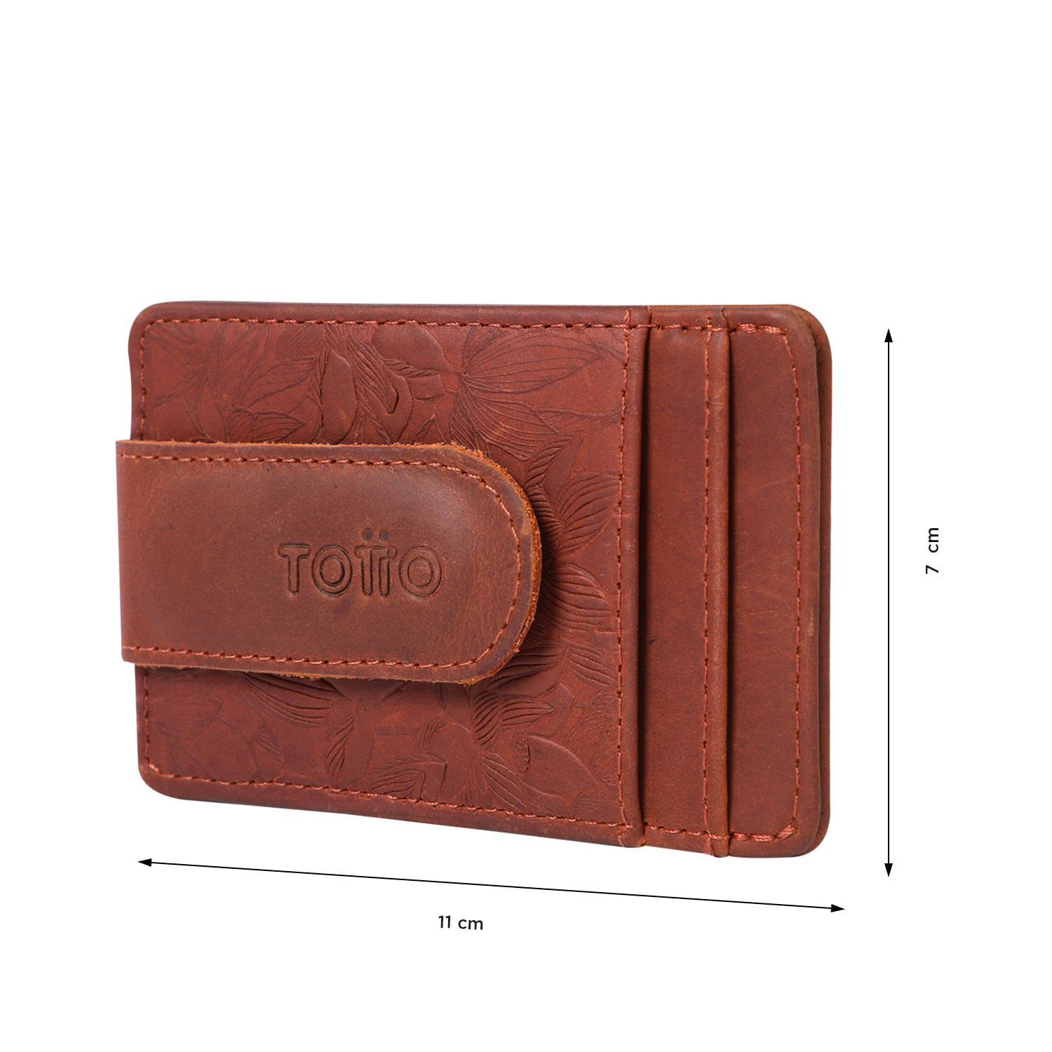 Porta Documentos de Cuero Mag Rojo