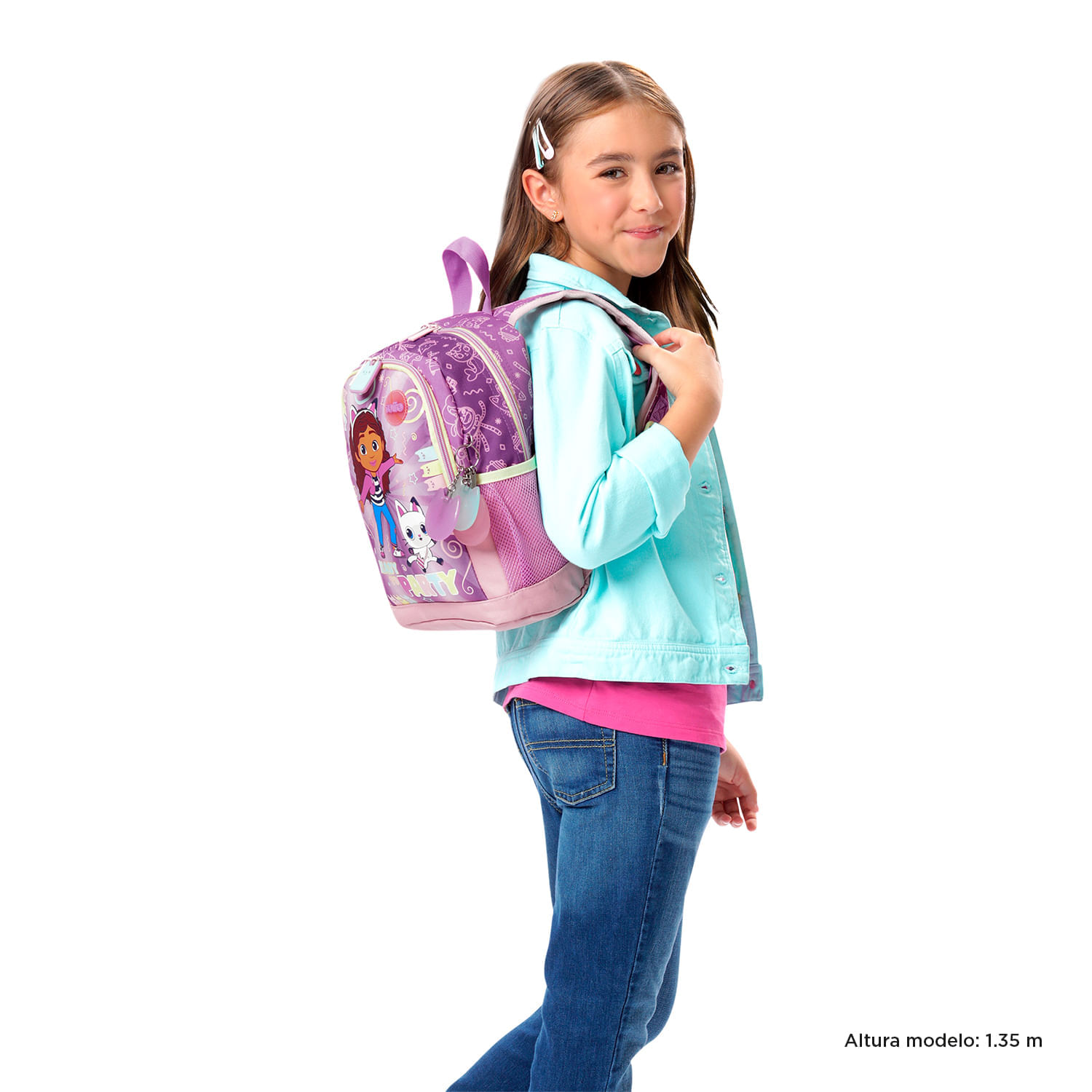 Morral para Niña Gabbys Party Mediano Rosado