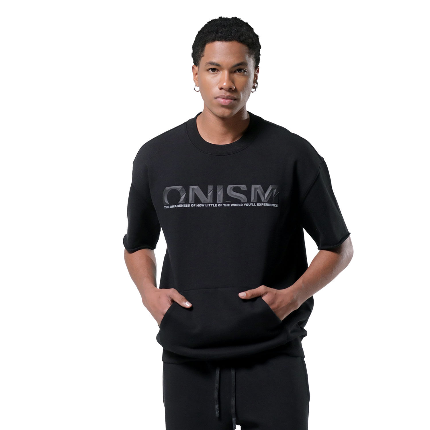 Buzo para hombre Stroke Xl Negro estilo Streetwear