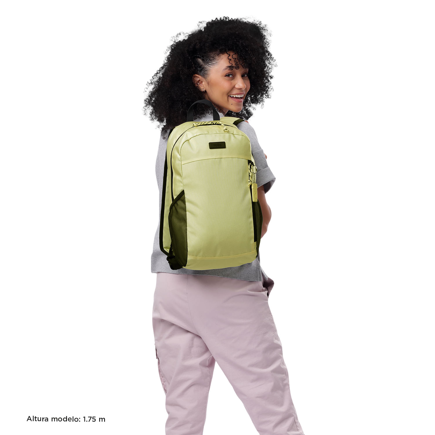 Morral Universitario Rocky Porta PC 13" Amarillo Mujer