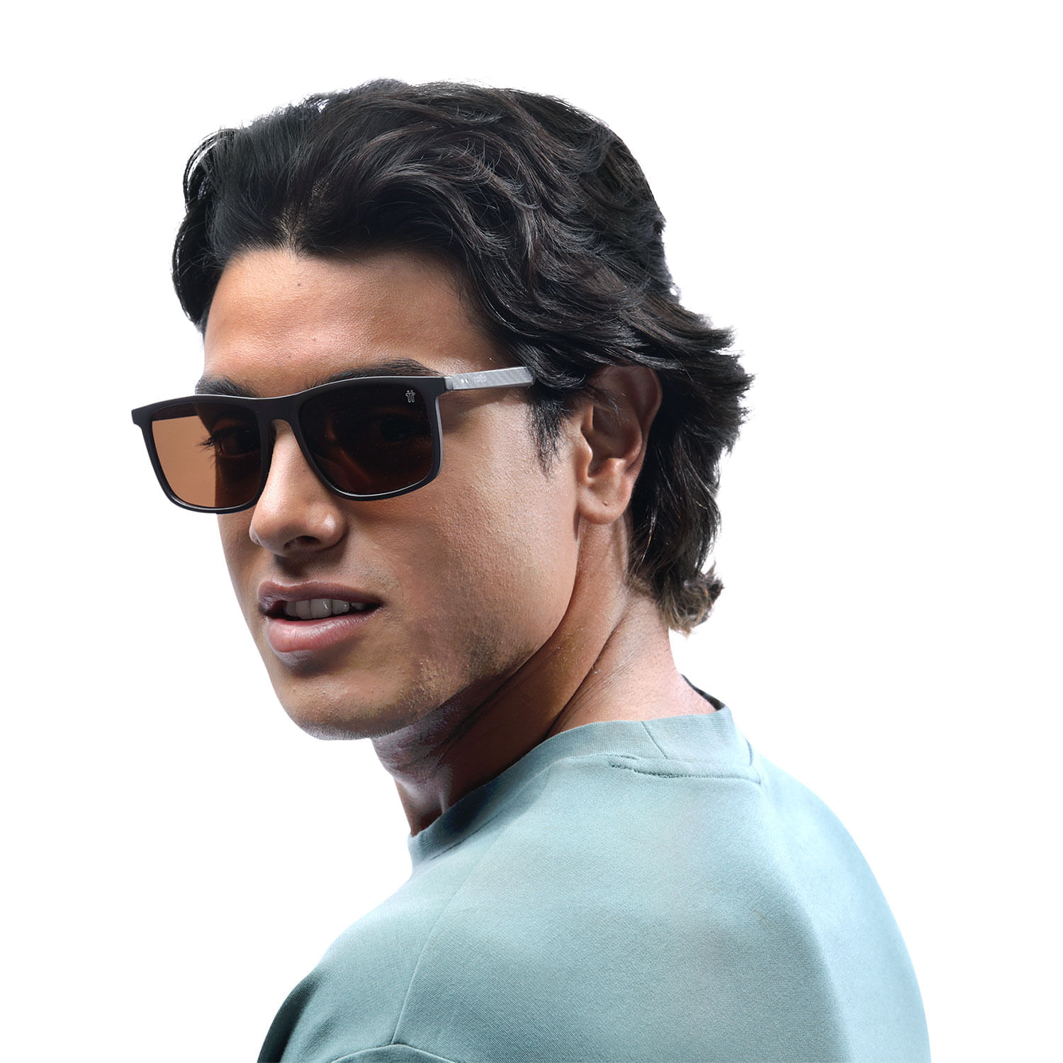 Gafas de Sol Button Polarizadas Café Hombre