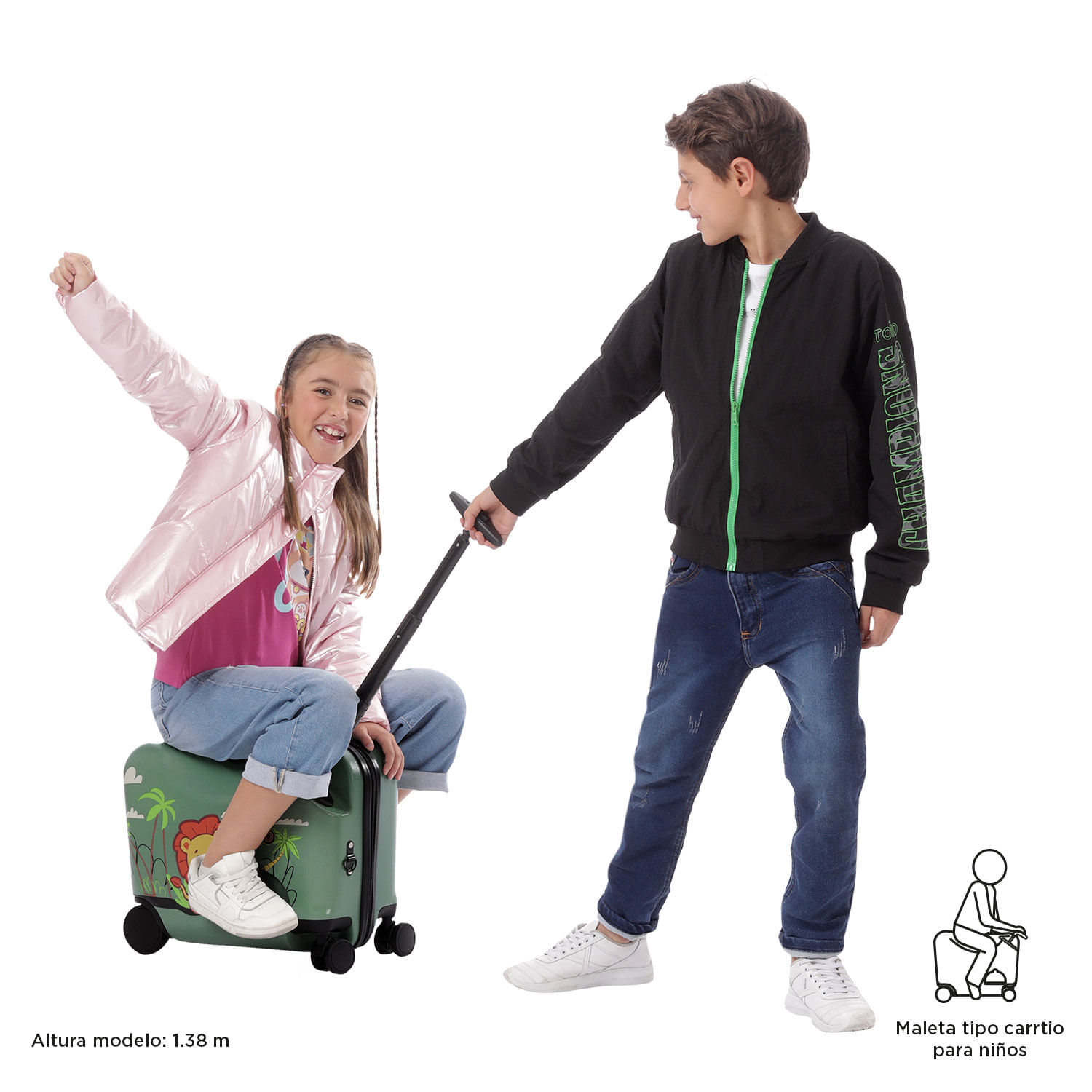 Maleta de Mano Travel Fun Xs Verde