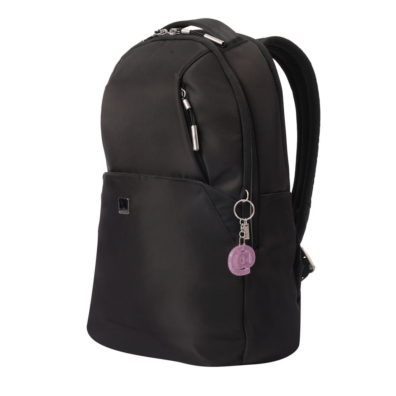 Llavero de Goma Abc color Morado