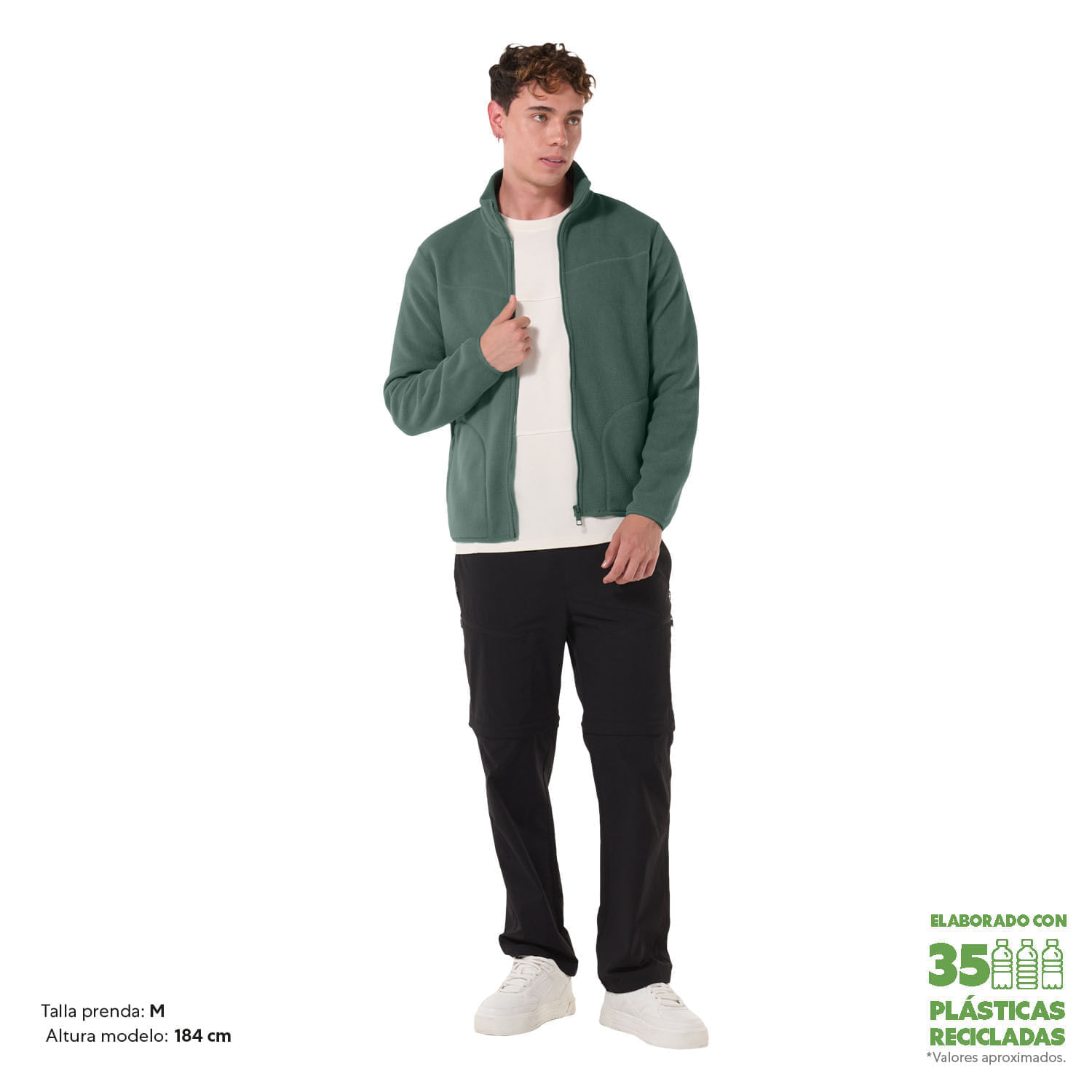 Buzo para Hombre Flizo talla Xxl Verde
