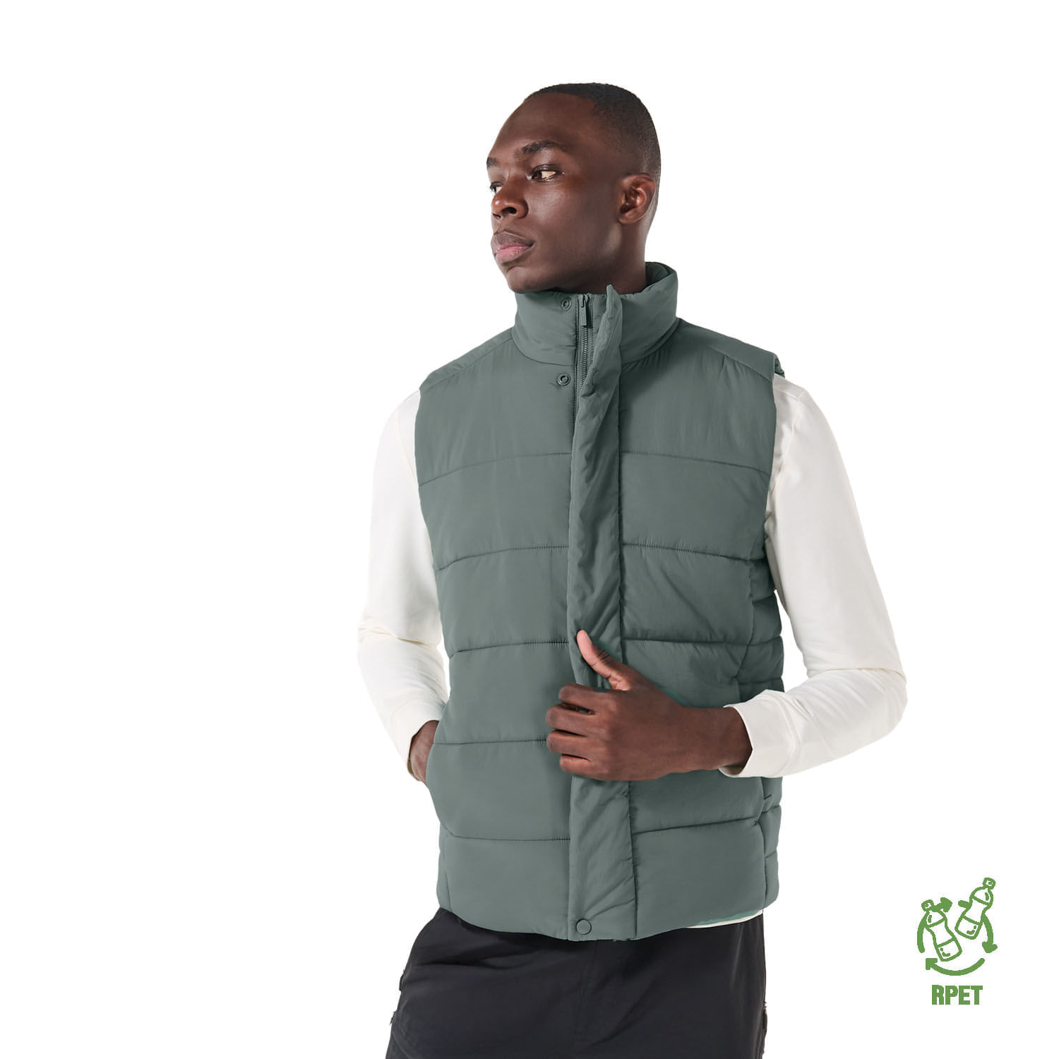 Chaleco Acolchado para Hombre Careto Xxl Verde