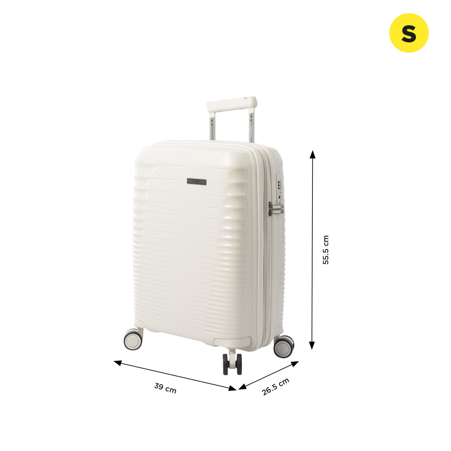 Maleta de Mano 360 Traveler S Beige