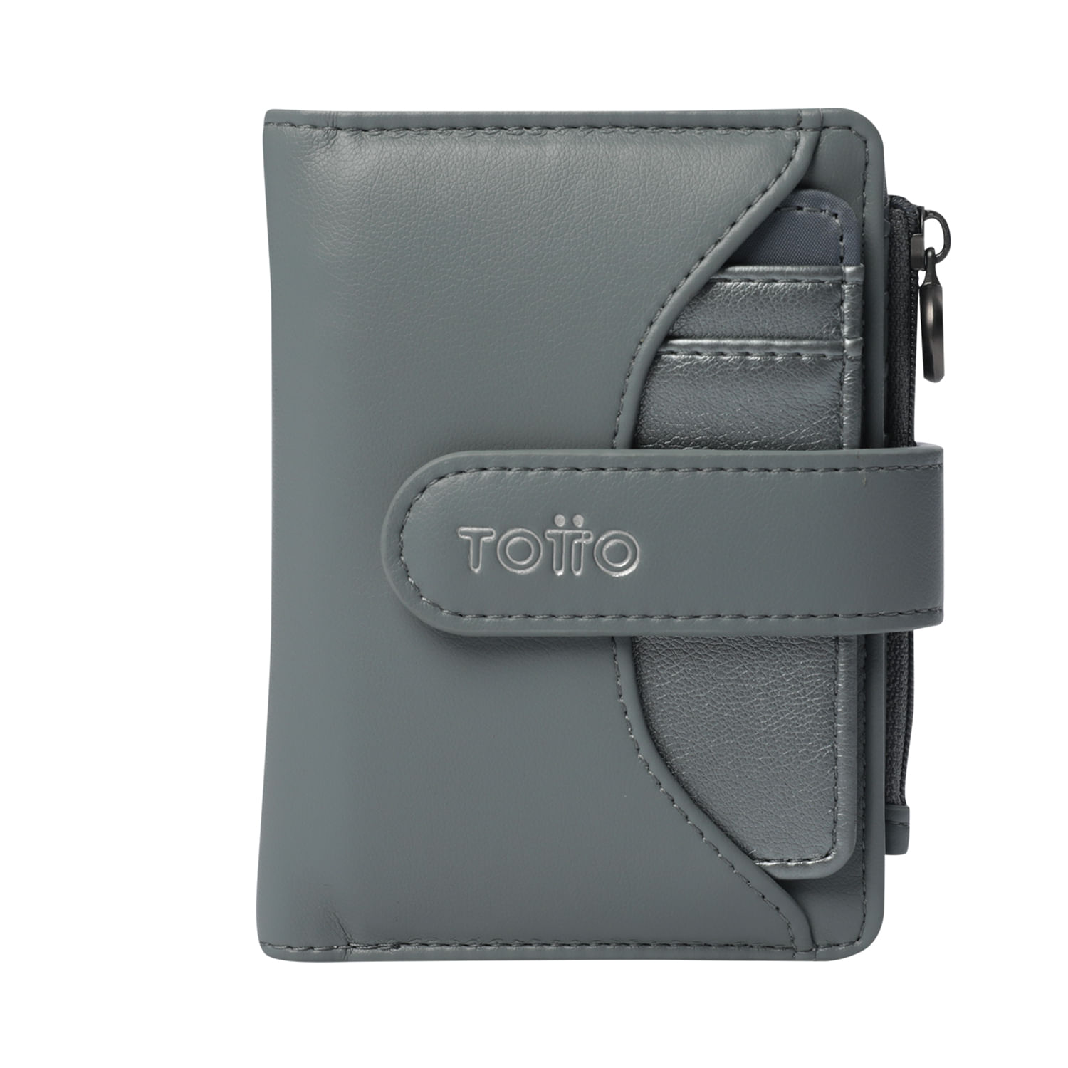 Billetera Style Dull con RFID Blocker Gris Mujer