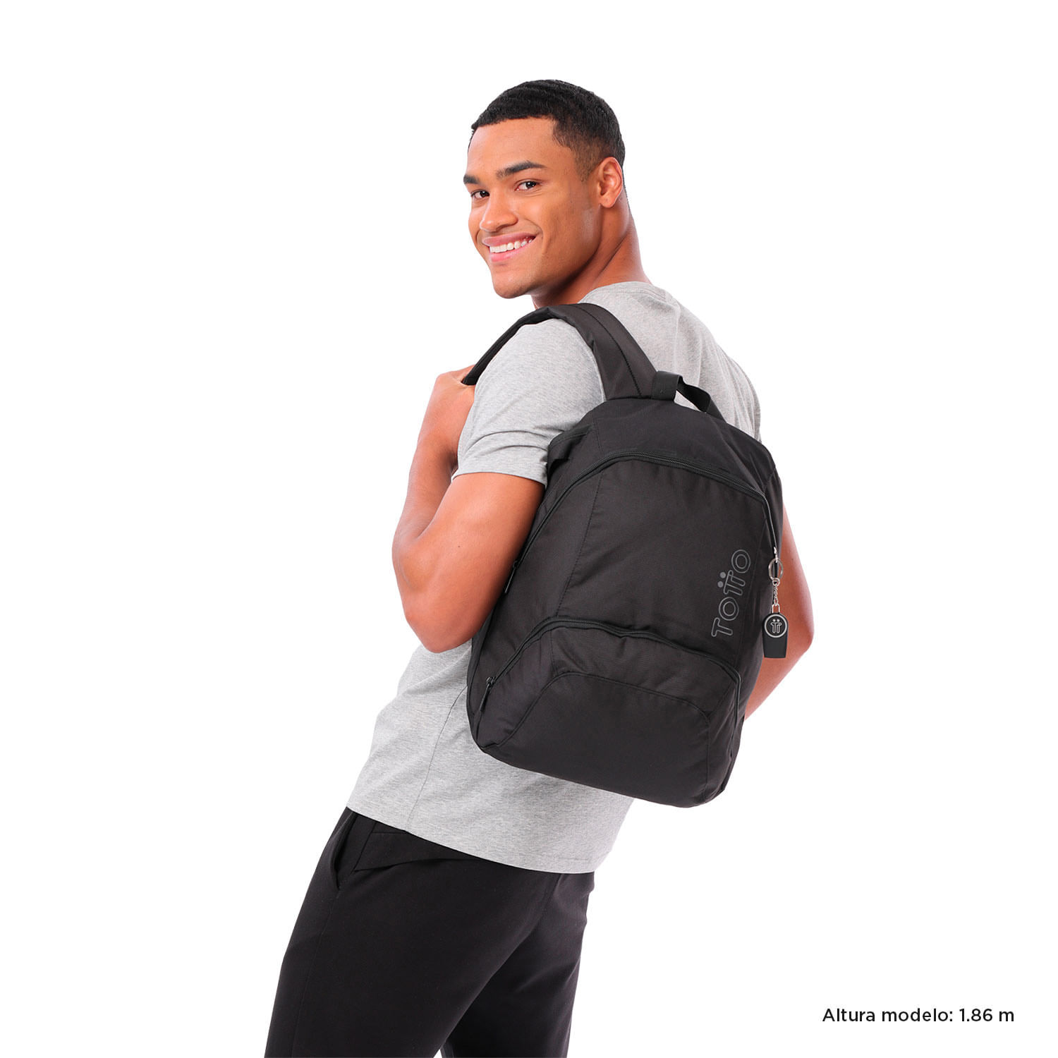 Morral Universitario Gammatto Negro Unisex