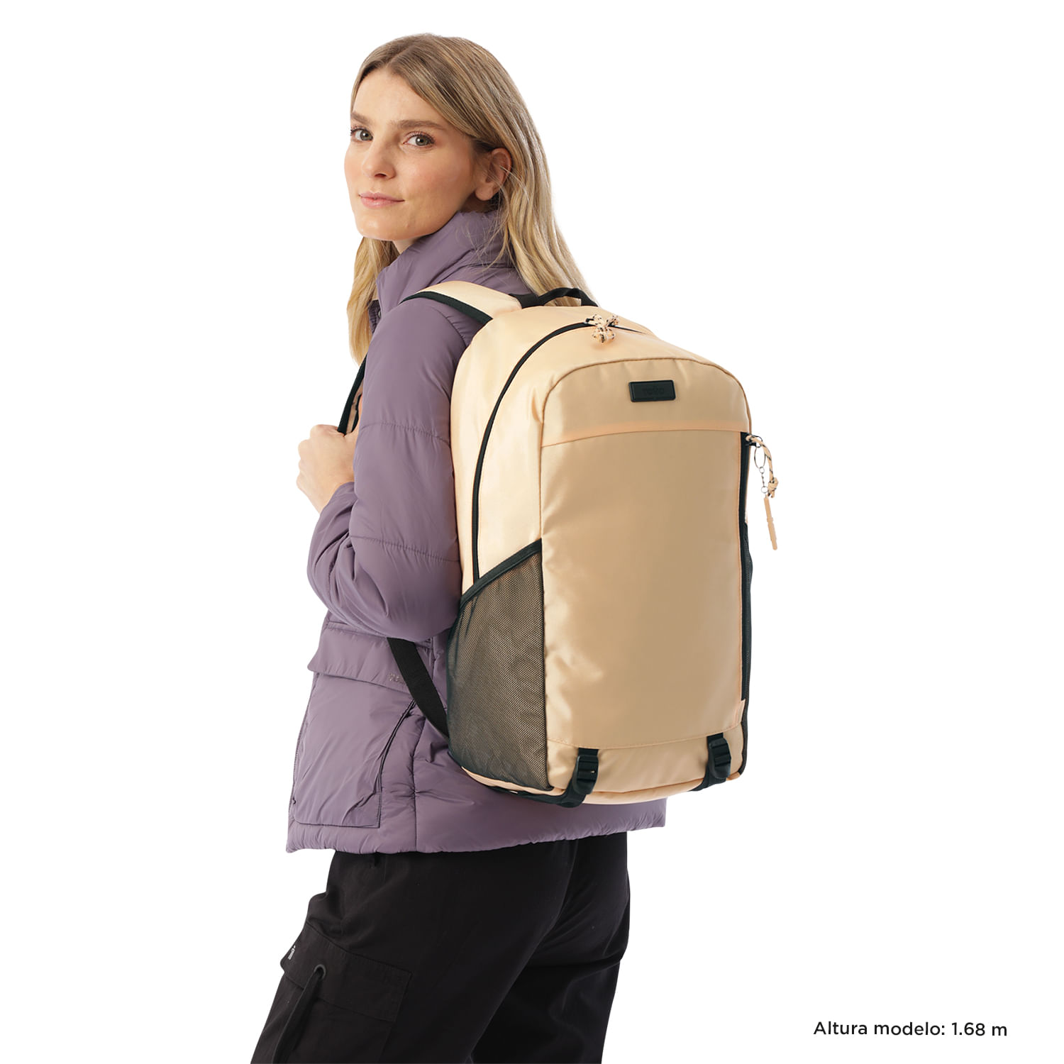 Morral Universitario Rambo 30 Lt Porta PC 15" Durazno Mujer