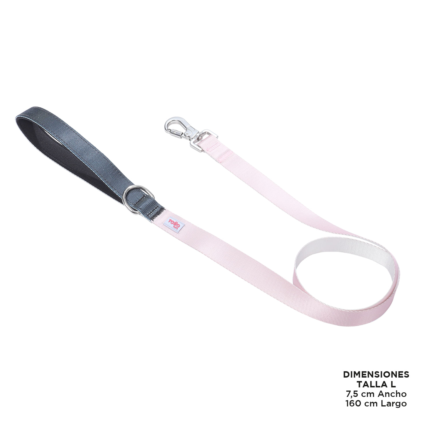 Correa para Perro Sencilla Odye L Rosada