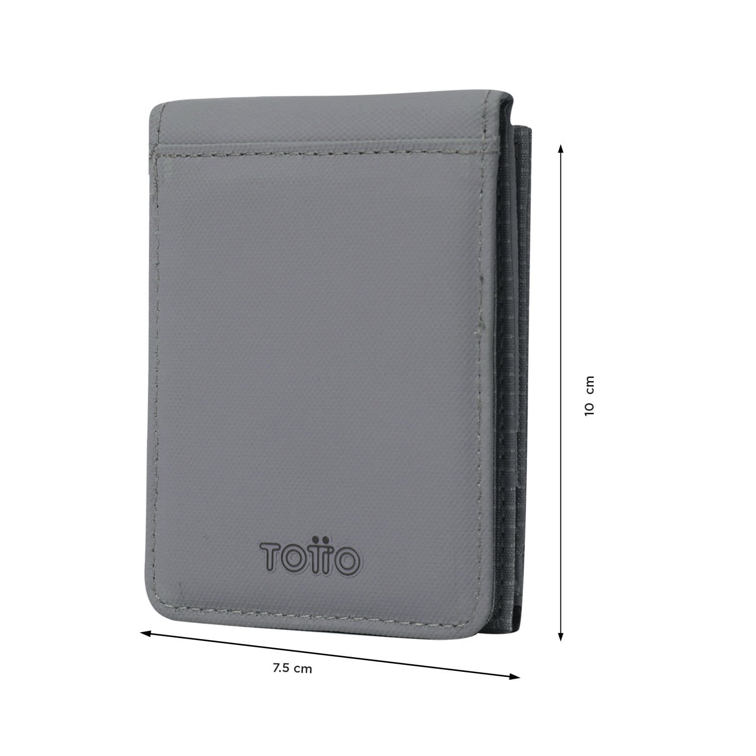 Billetera Dual Grande con RFID Blocker Gris Hombre
