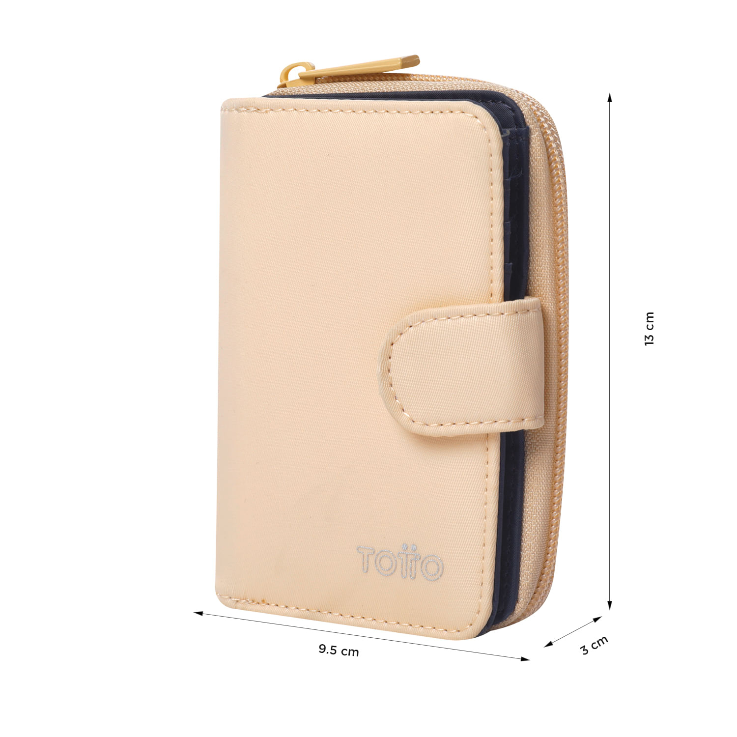Billetera Daintty Con RFID Blocker Durazno Mujer