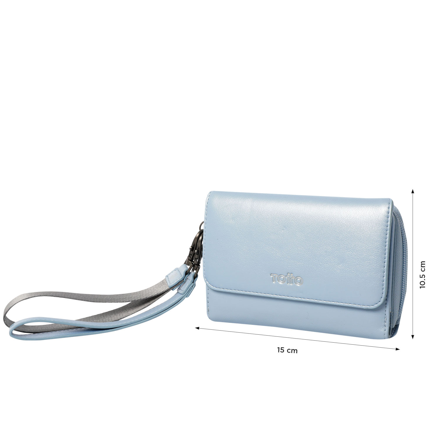 Billetera Style Can con RFID Blocker Azul Mujer