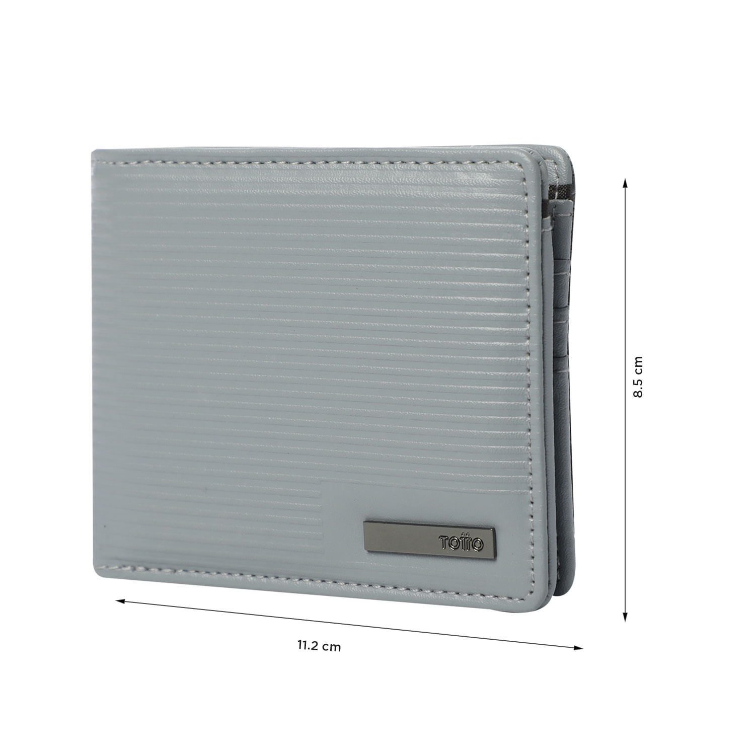 Billetera Krispo con RFID Blocker Gris Hombre