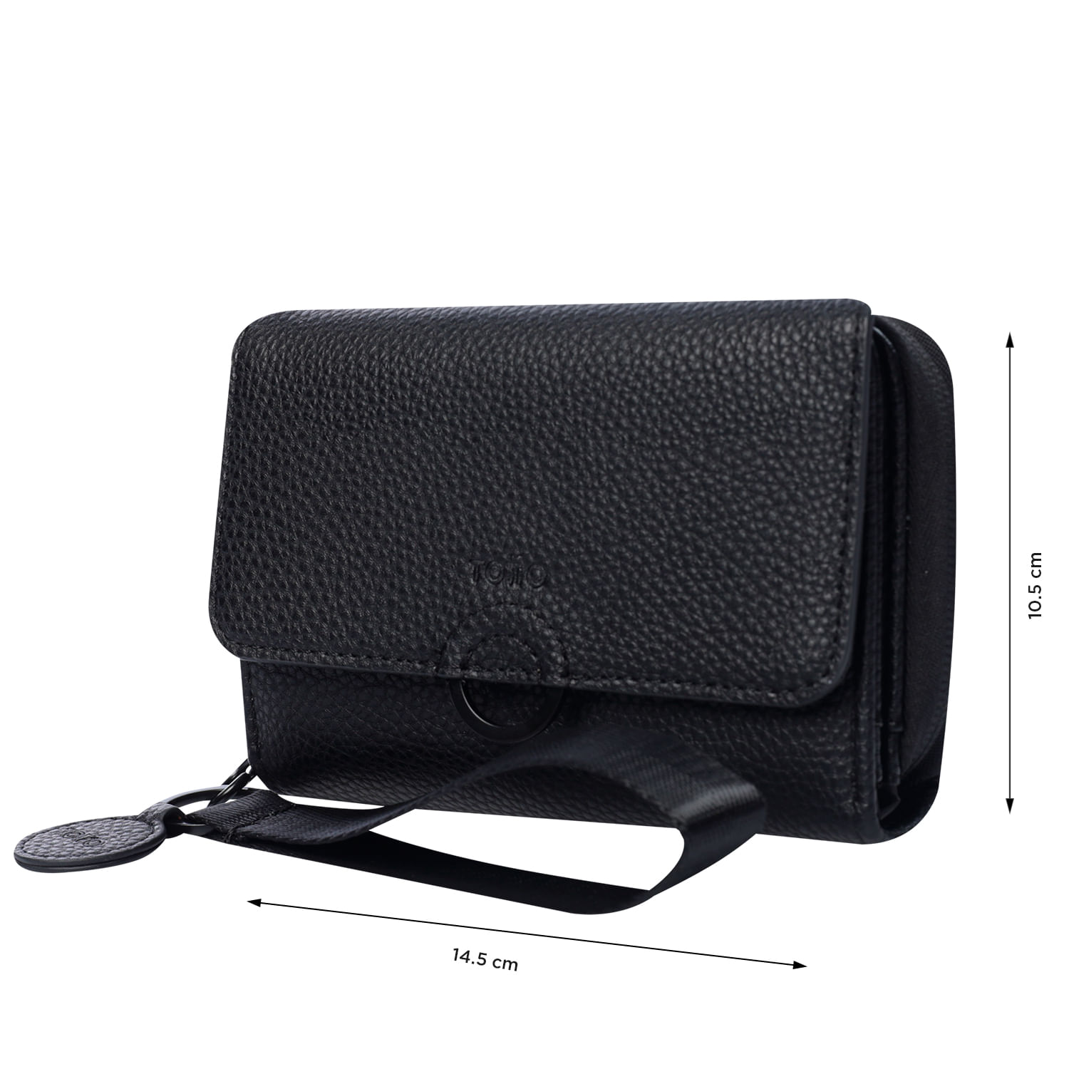 Billetera Soft Cri Con RFID Blocker Negra Mujer
