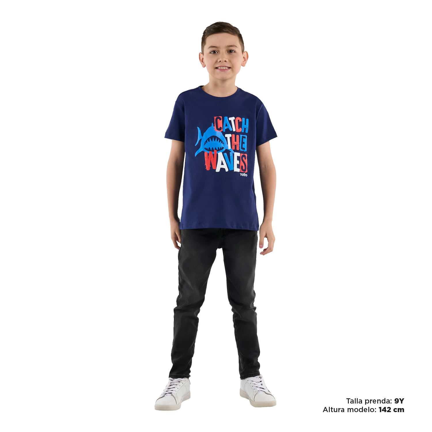 Camiseta para Niño Lotto 3 Azul