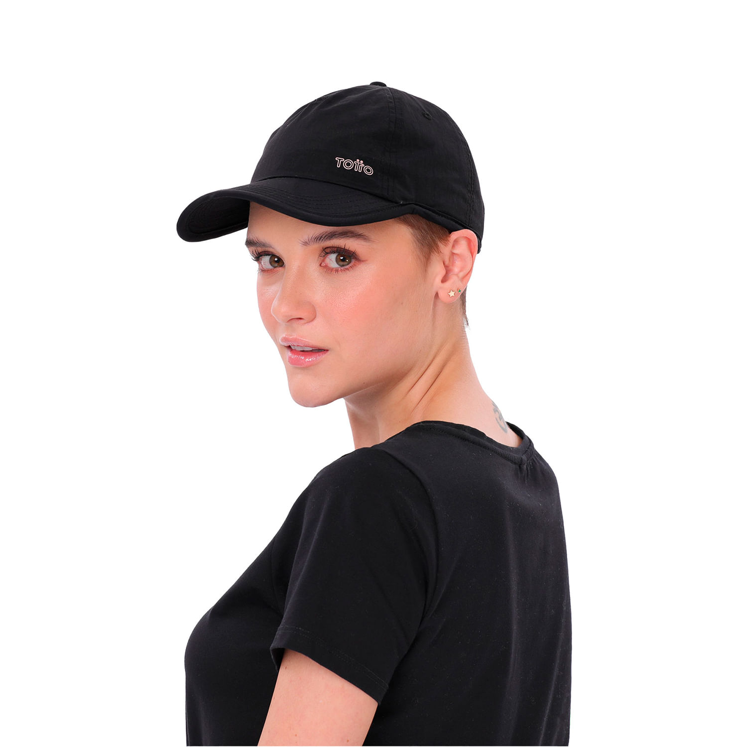 Gorra para Mujer Beisbolera Zenda Negra