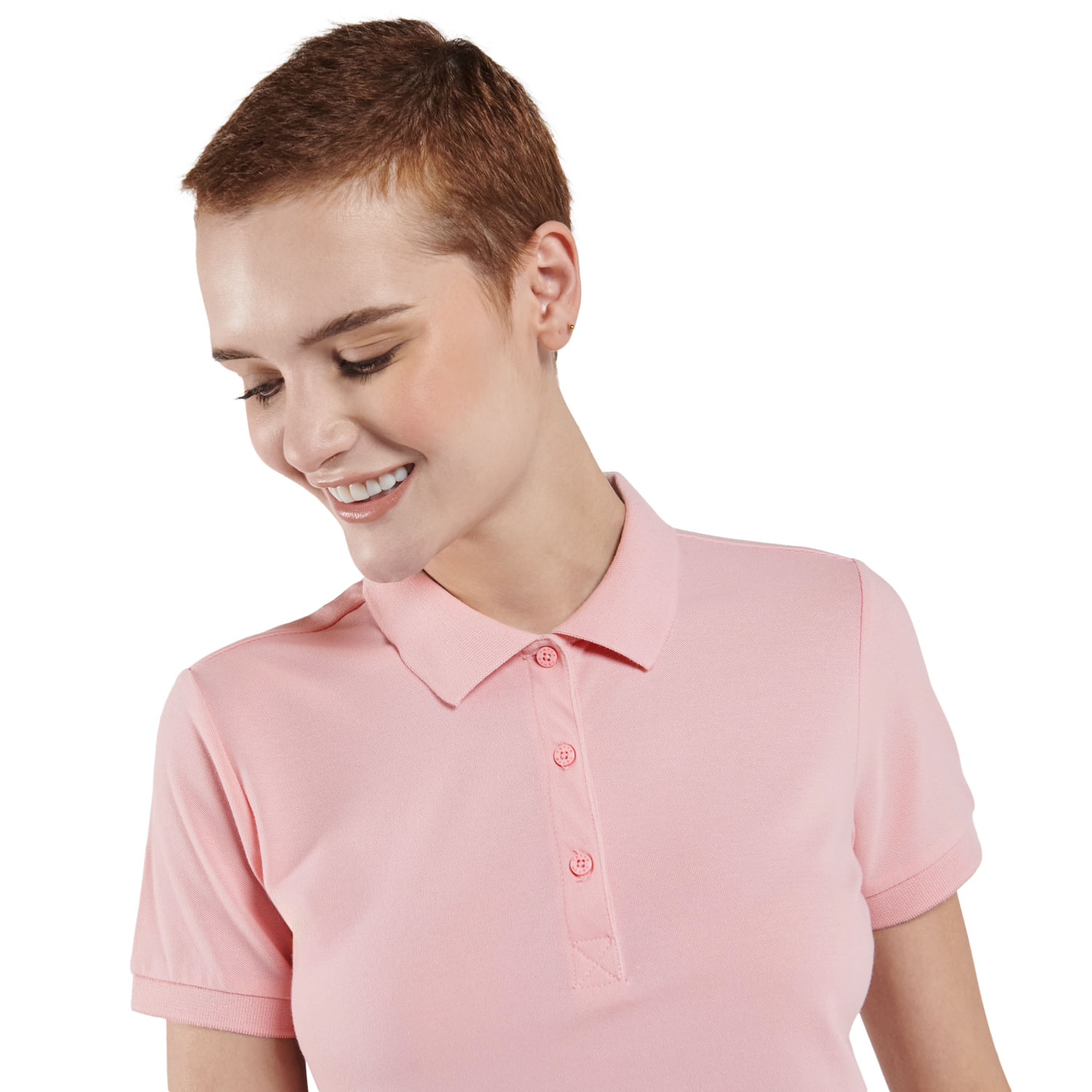 Camiseta Polo Rosada Mujer Masara