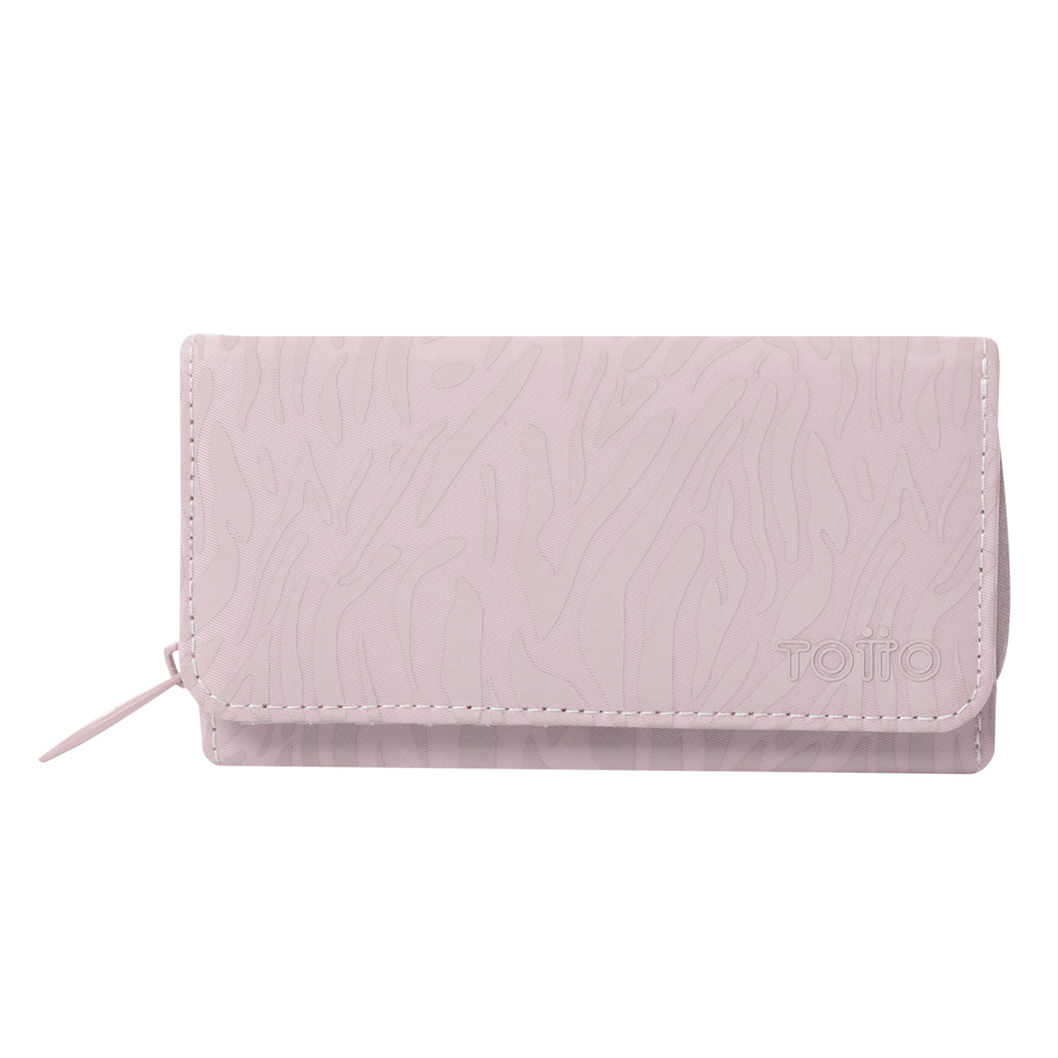 Billetera Texture Var con RFID Blocker Rosada Mujer