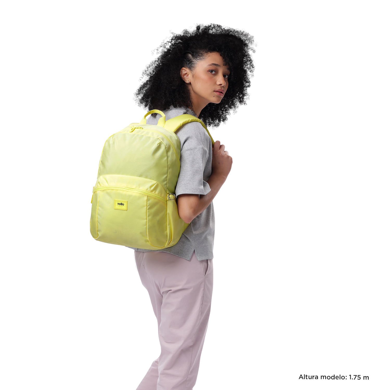 Morral Porta PC 14" Trik Amarillo Mujer