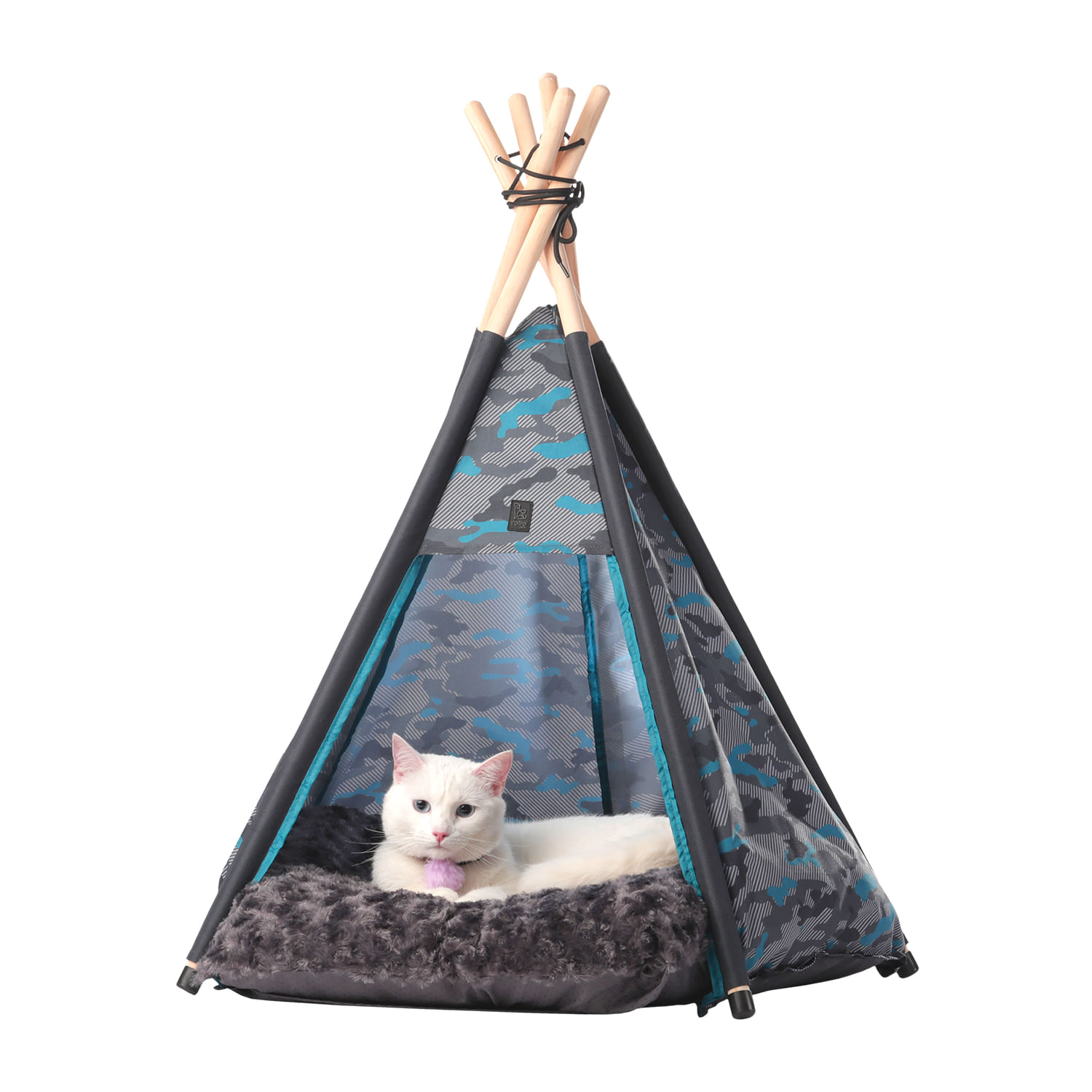 Teepee para mascota Charlie Gris