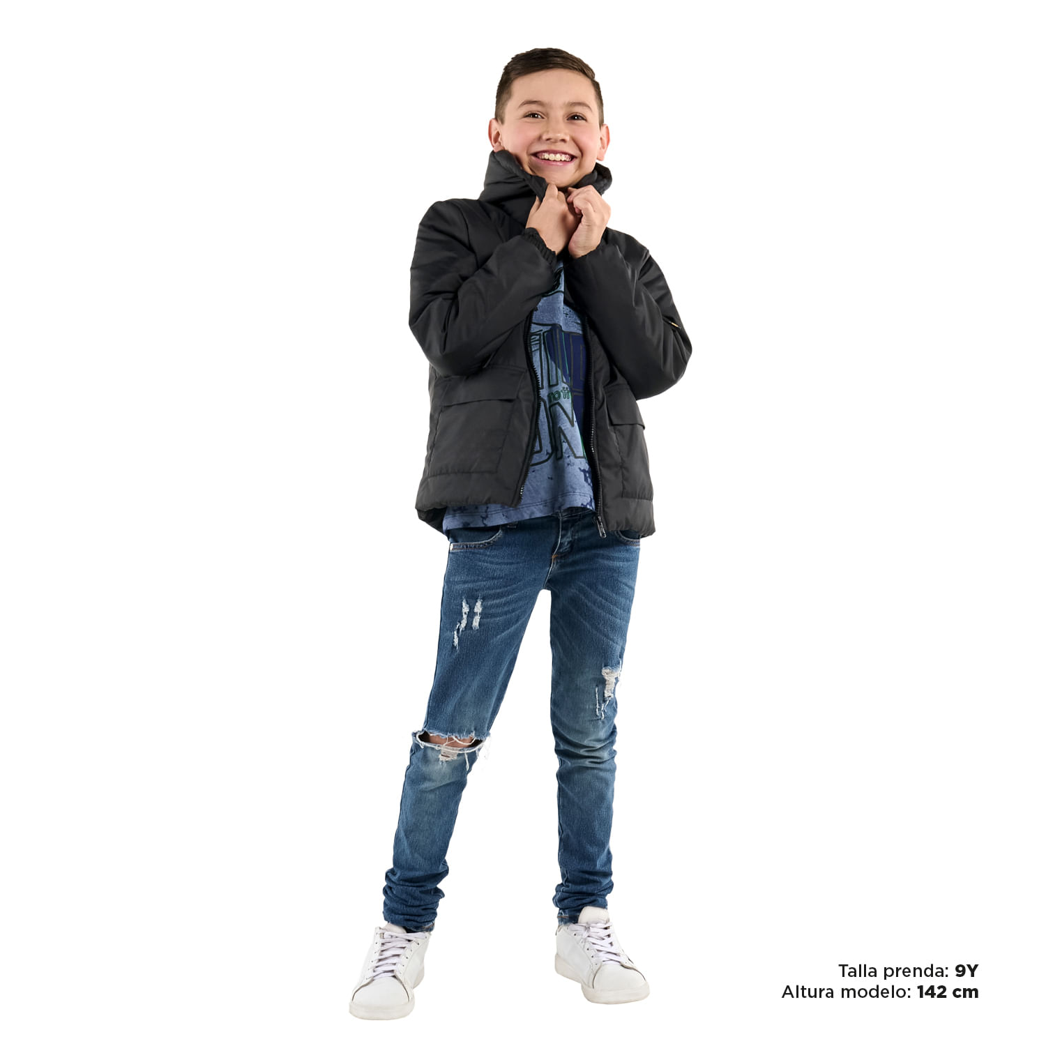Chaqueta para Niño Allwy color Negra