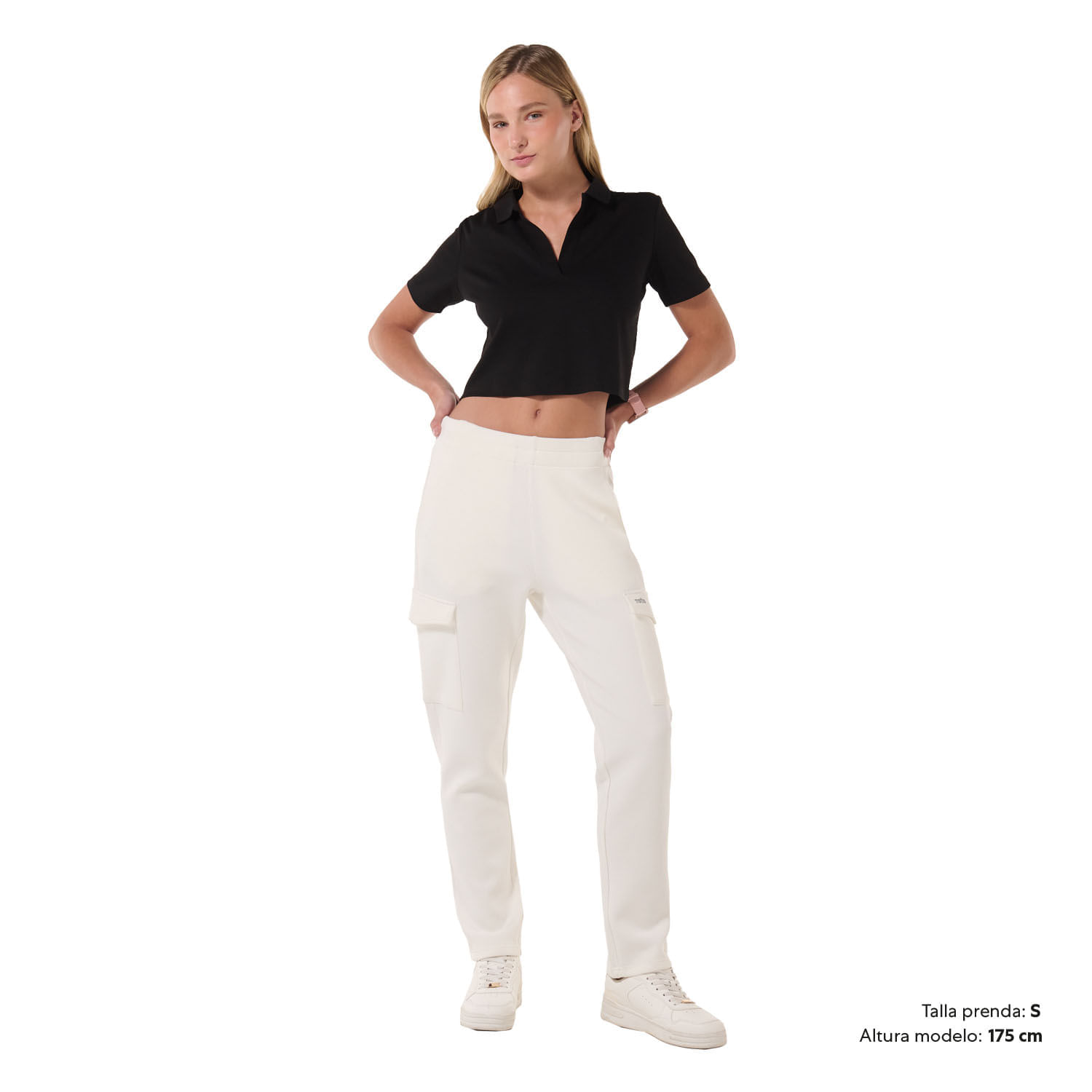 Camisa Tipo Polo Saba Xl Mujer Negra