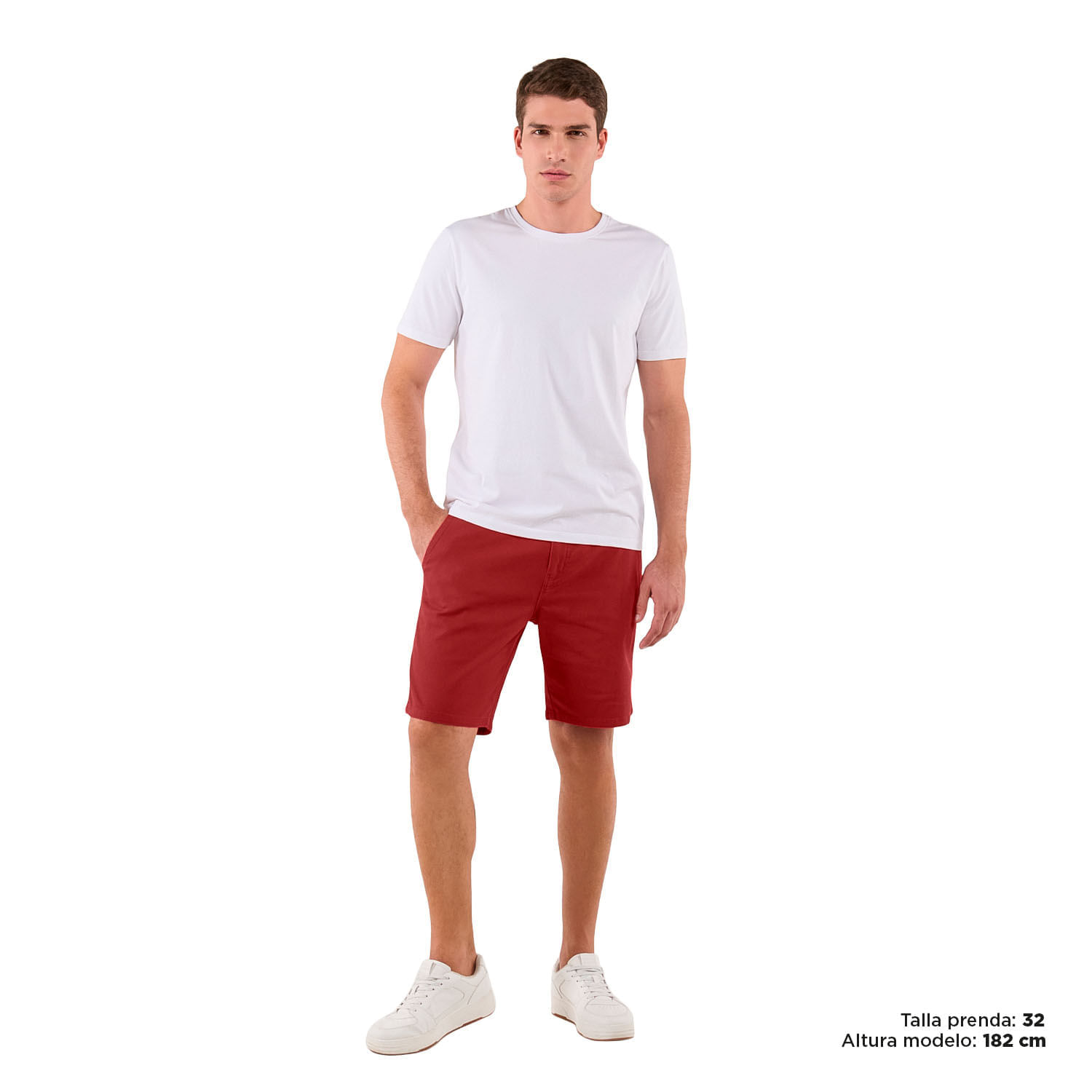 Bermuda para Hombre Berout 28 Rojo