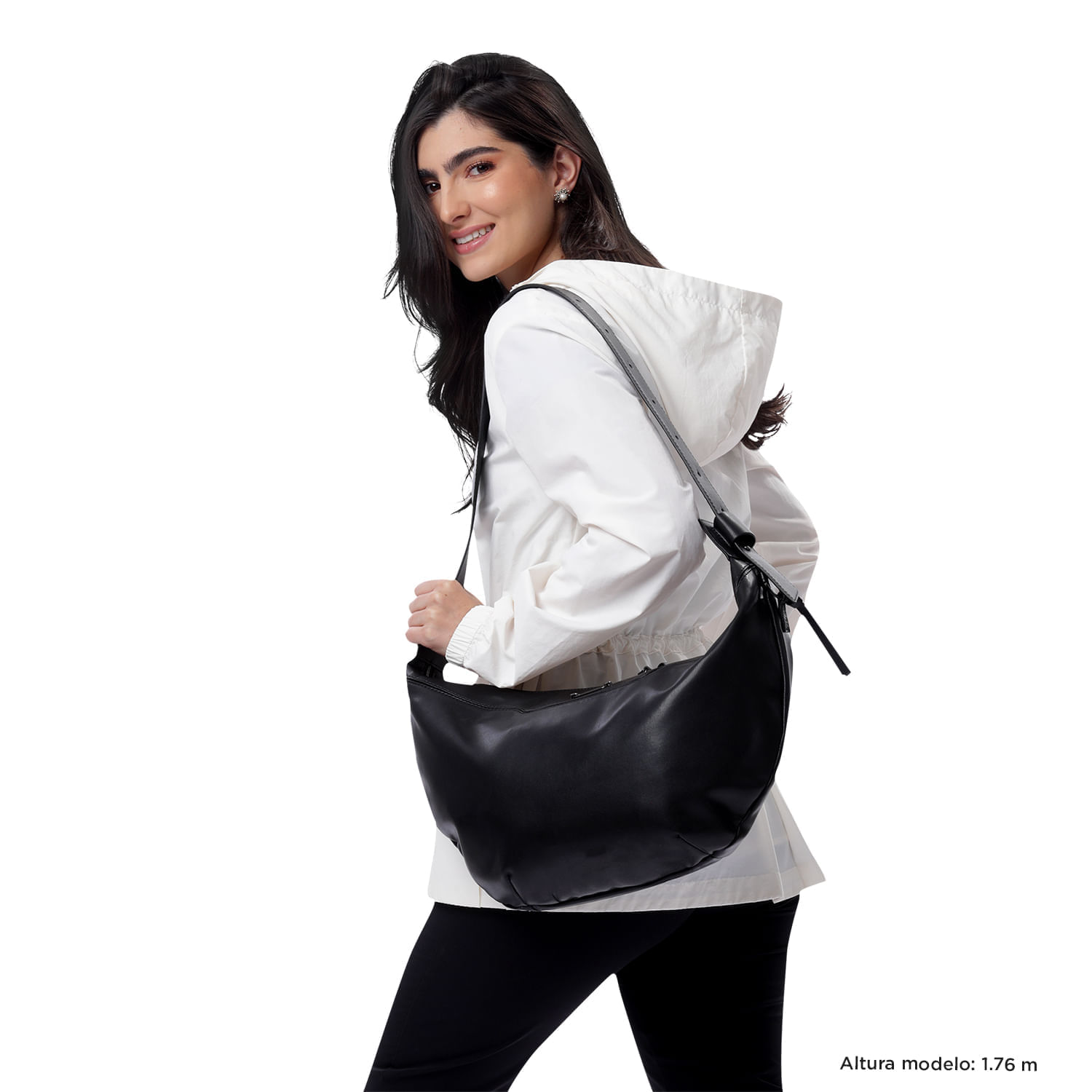 Bolso Crossbody Mediano Mujer Toscana Negro