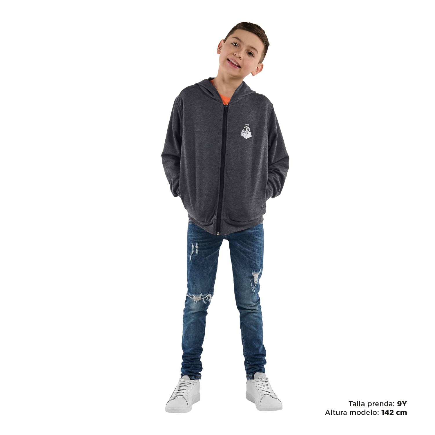 Buzo para Niño Li Ab Pequi color Gris