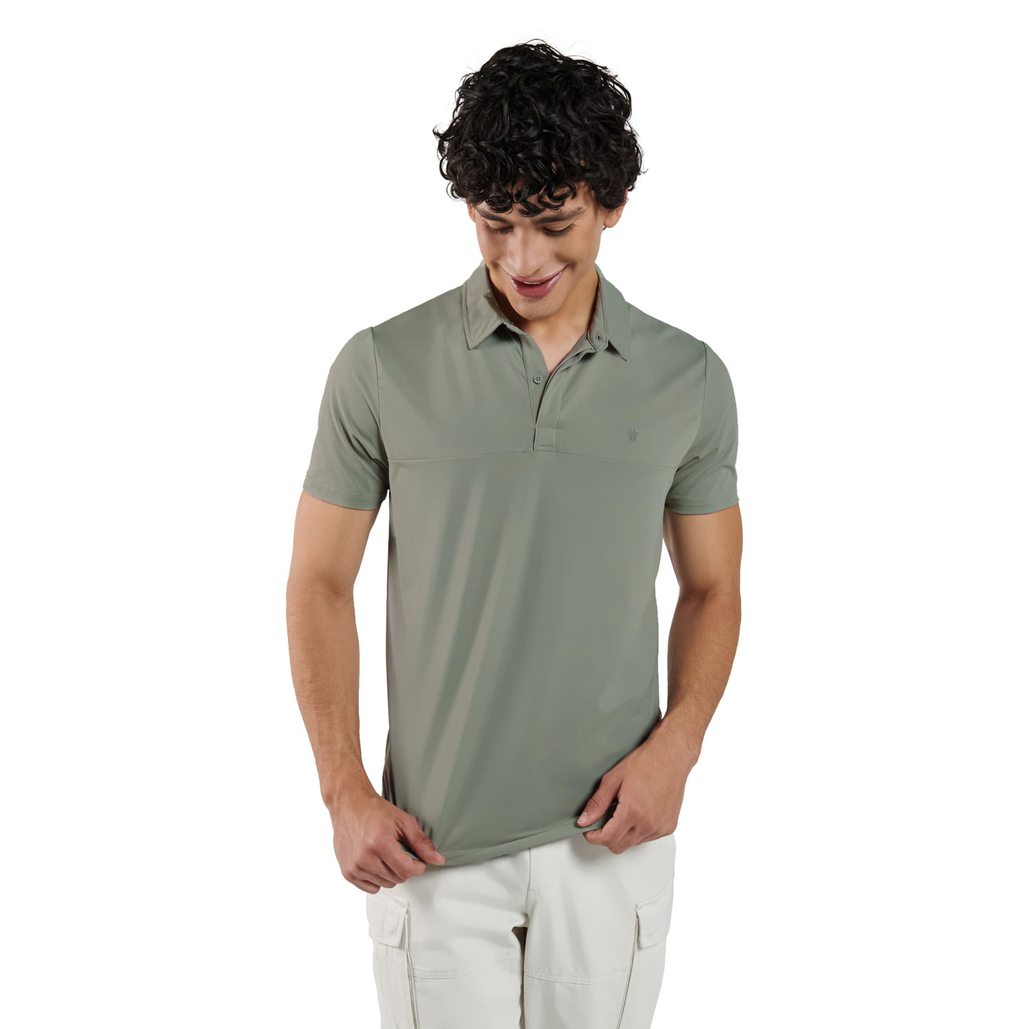 Camiseta Polo Verde Hombre Diha