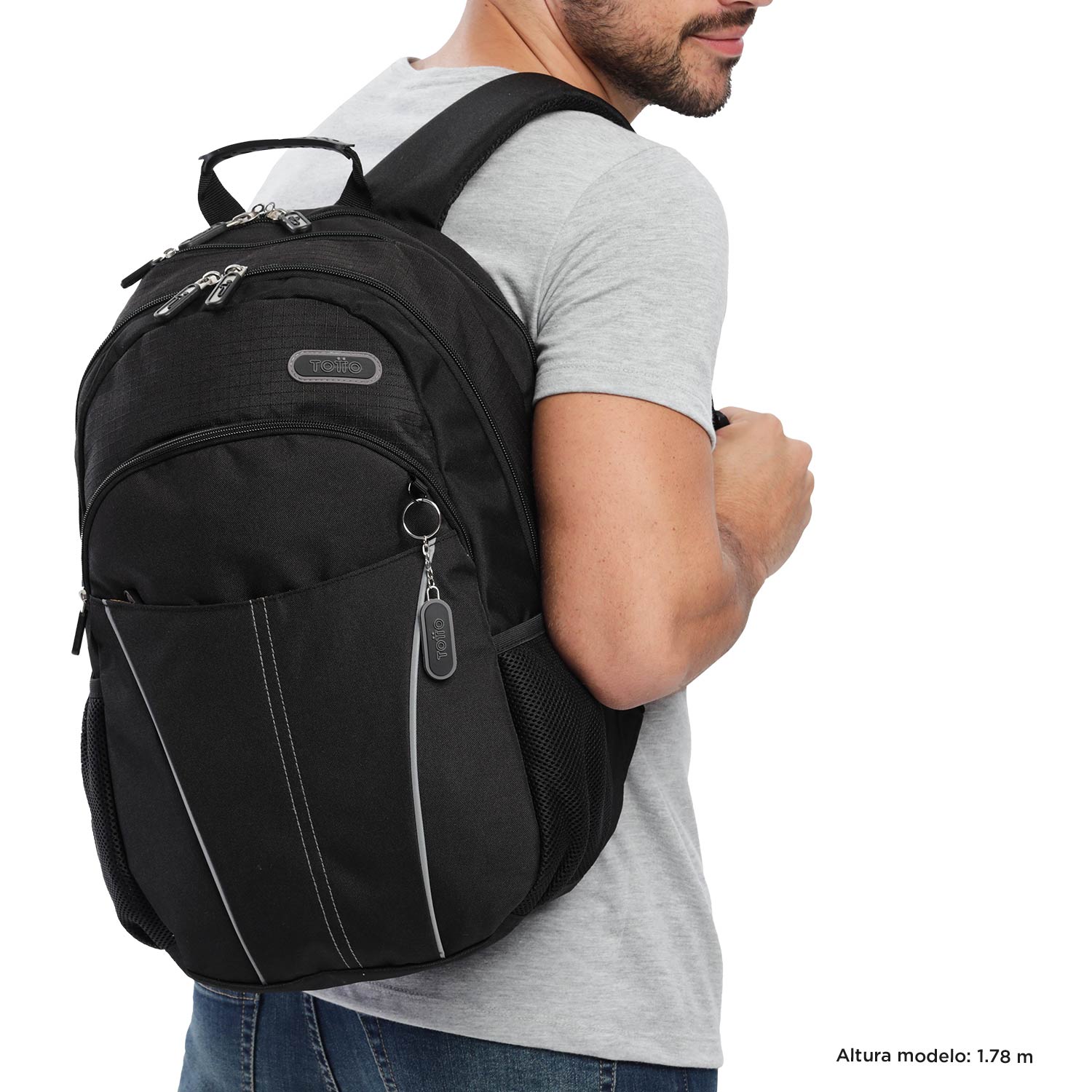 Morral Universitario Porta PC 15.4" Cambri Negro Unisex