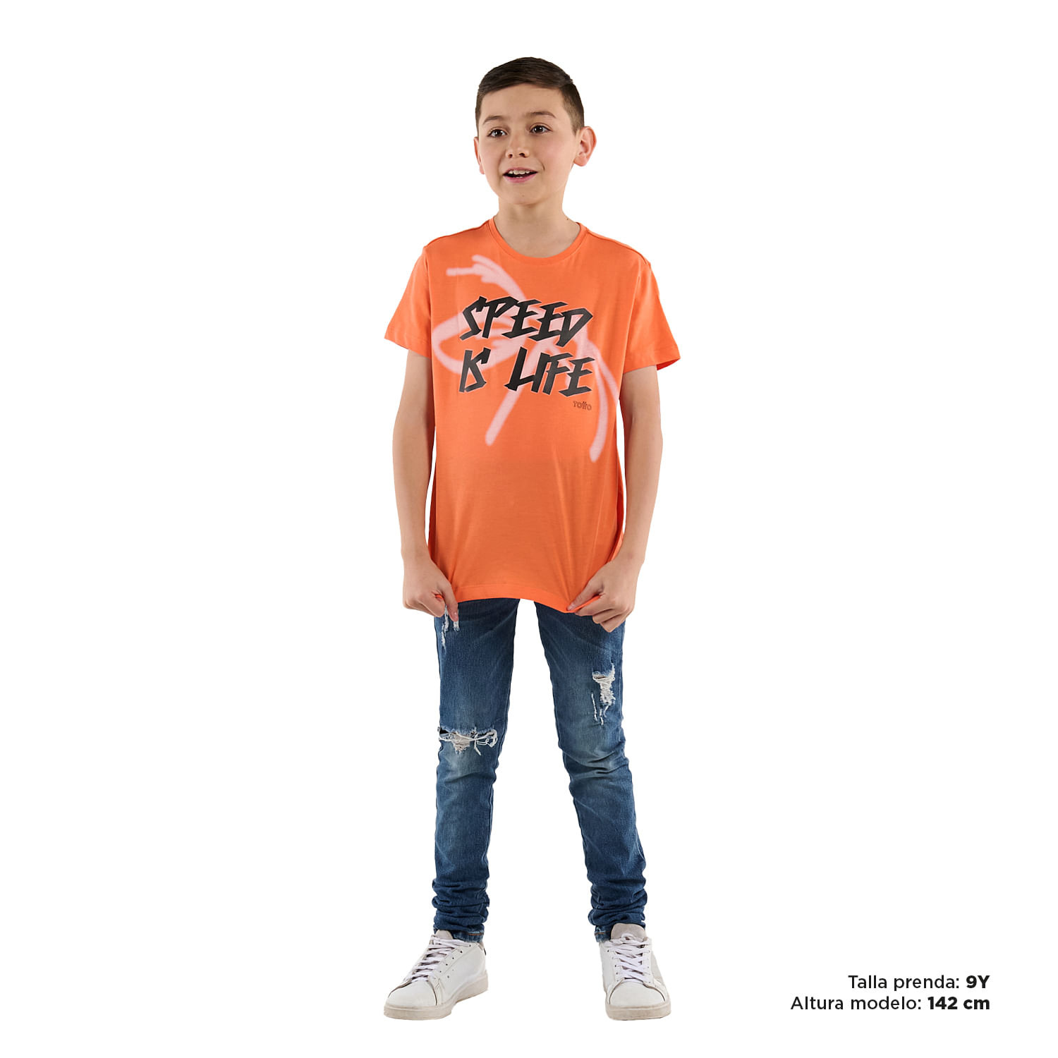 Camiseta para Niño Proyecty Naranja