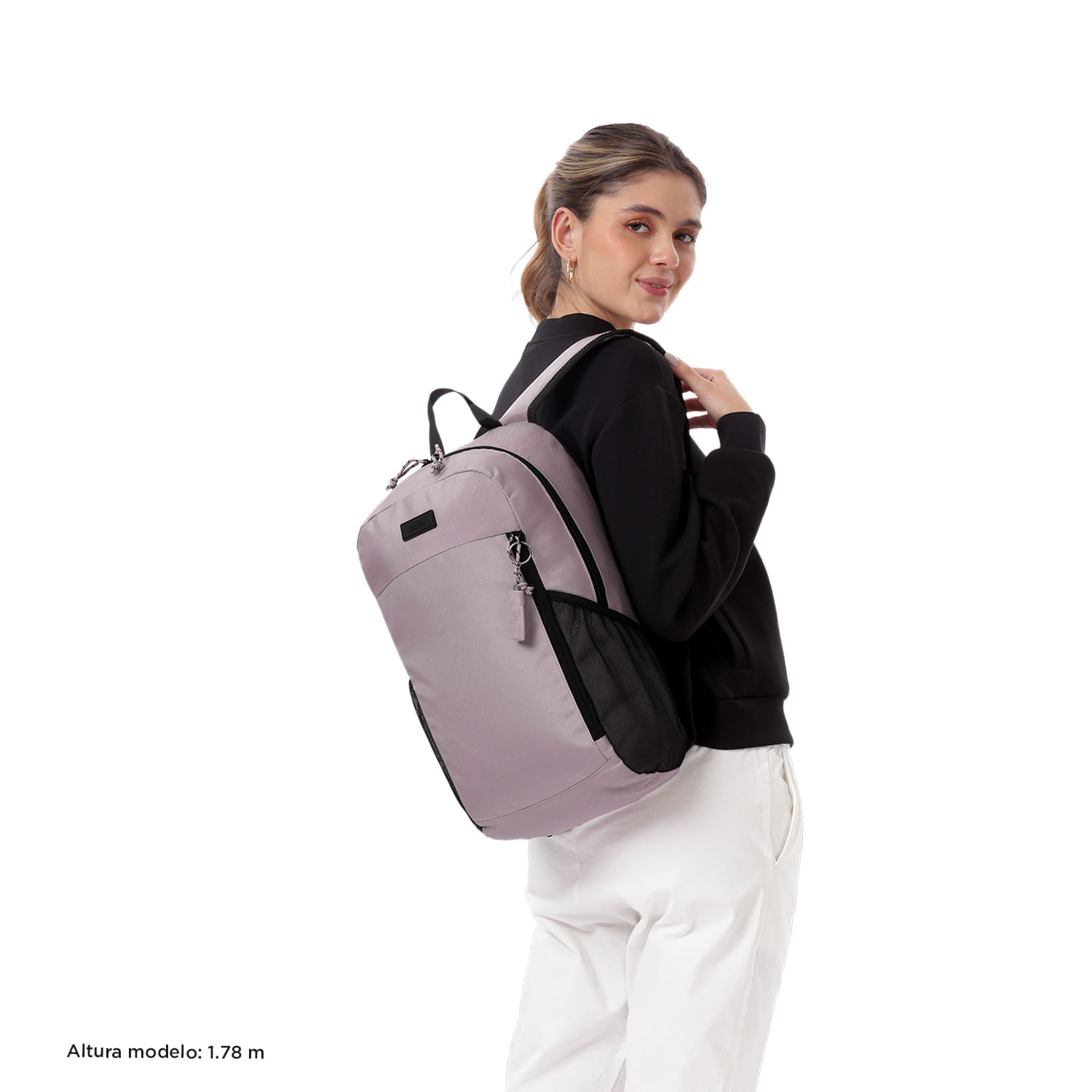 Morral Universitario Rocky Porta PC 13" Rosado Mujer