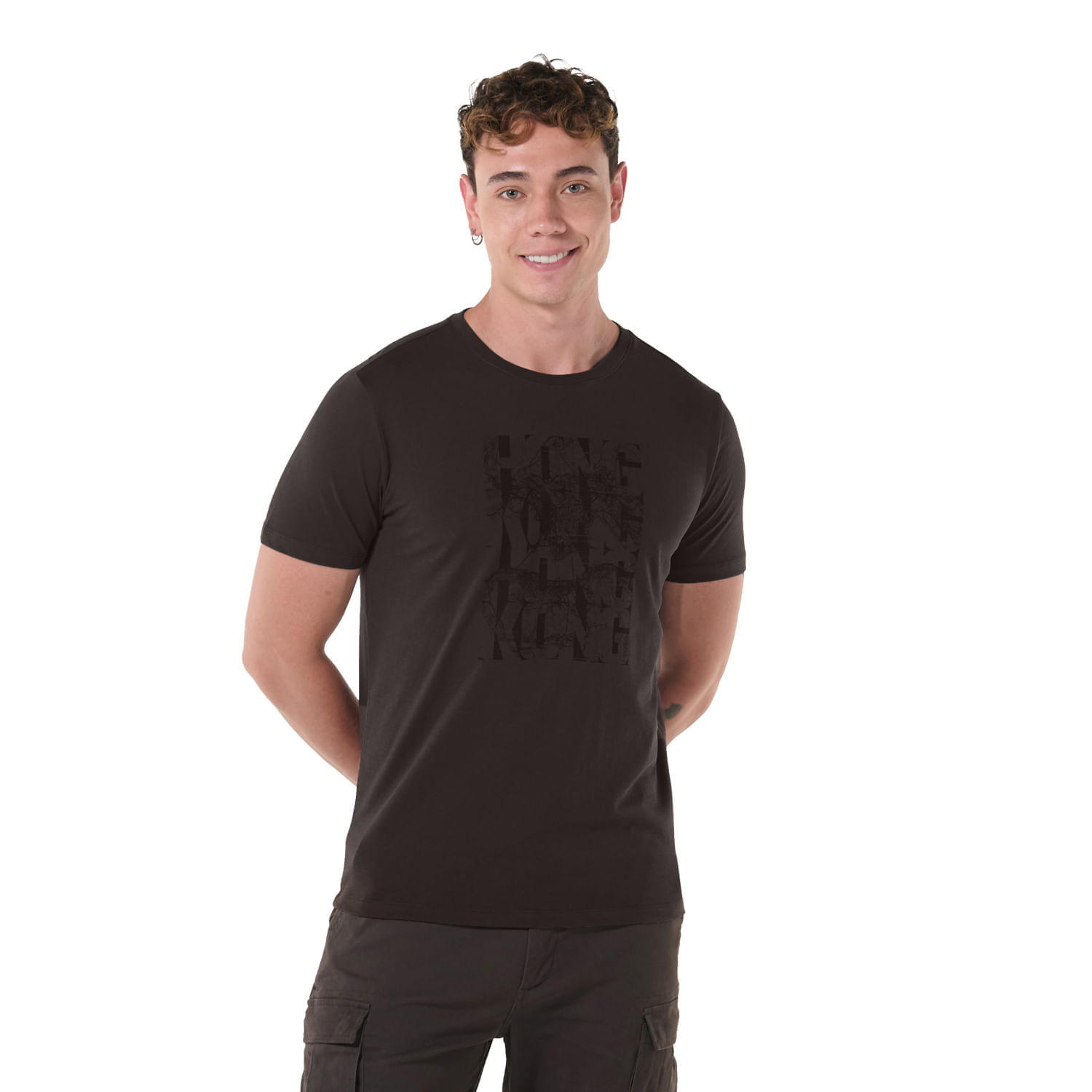 Camiseta para Hombre Mozartpro Xxl Café