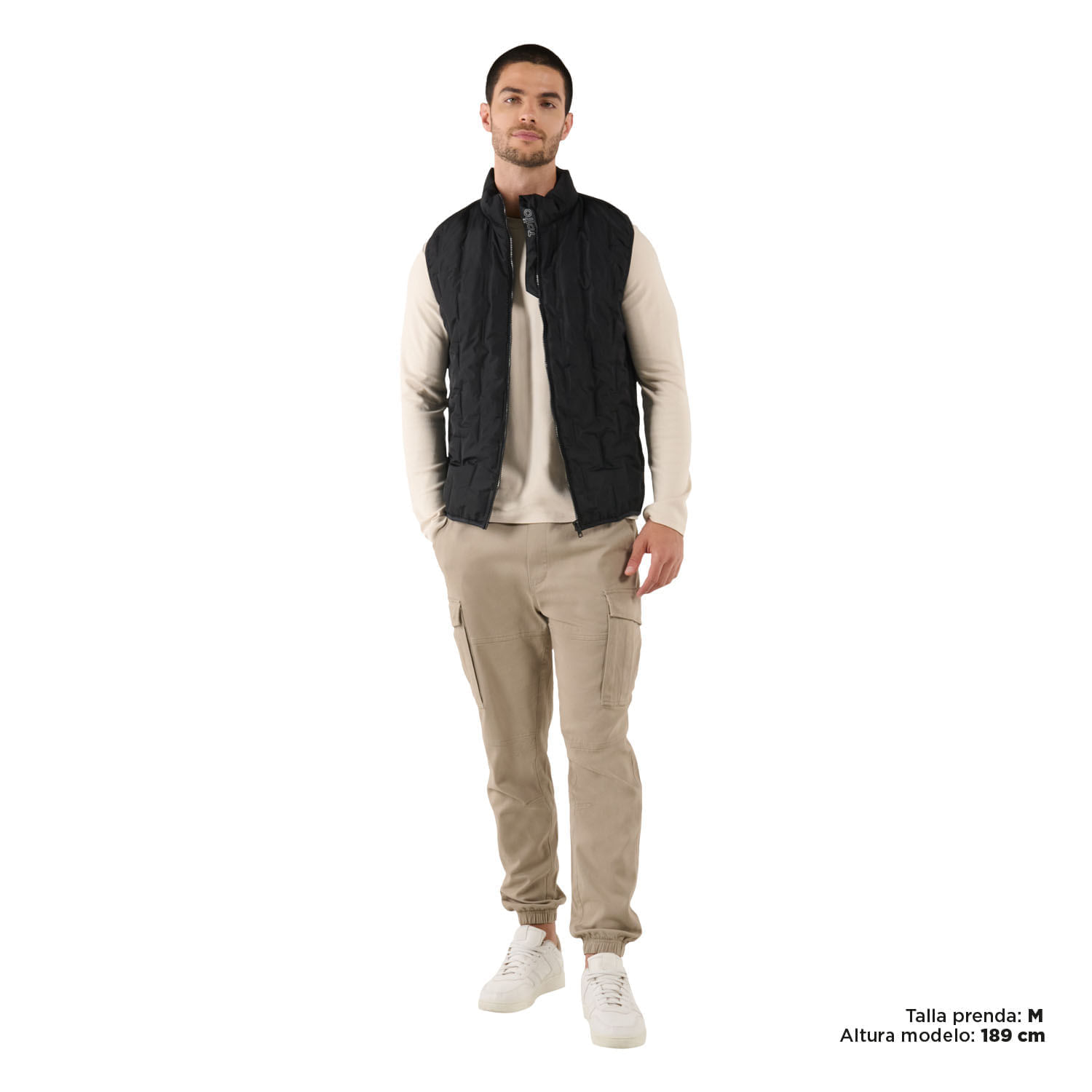 Chaleco para Hombre Lucky Negro