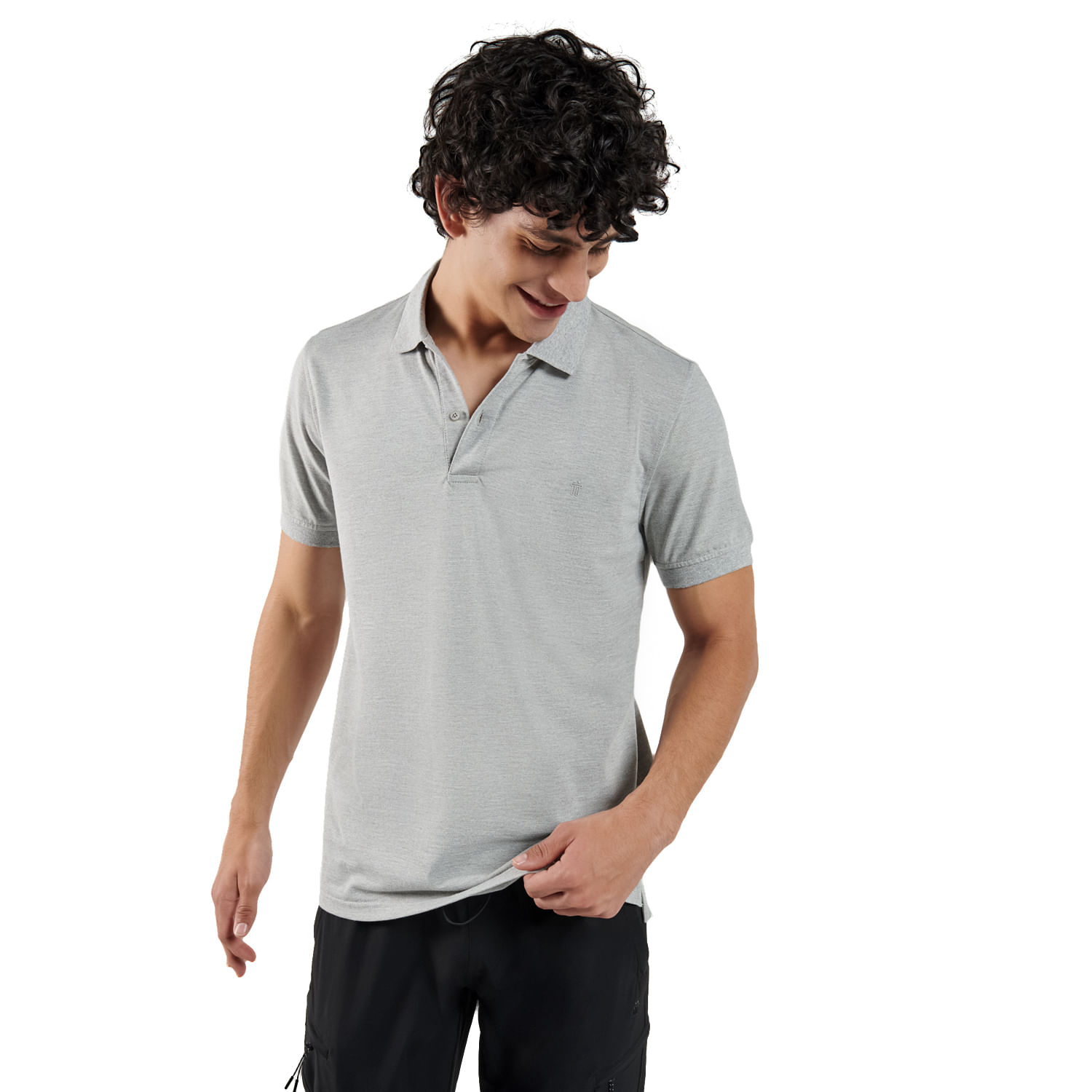 Camiseta Polo Gris Hombre Mason
